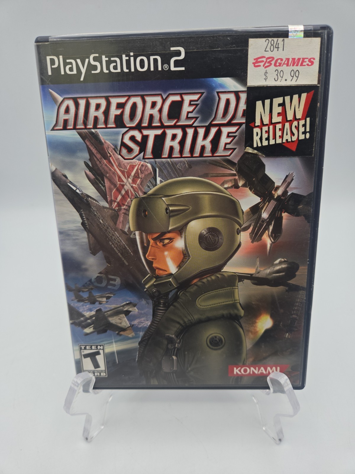 AirForce Delta Strike (Sony PlayStation 2, 2004) CIB Tested Konami No Manual