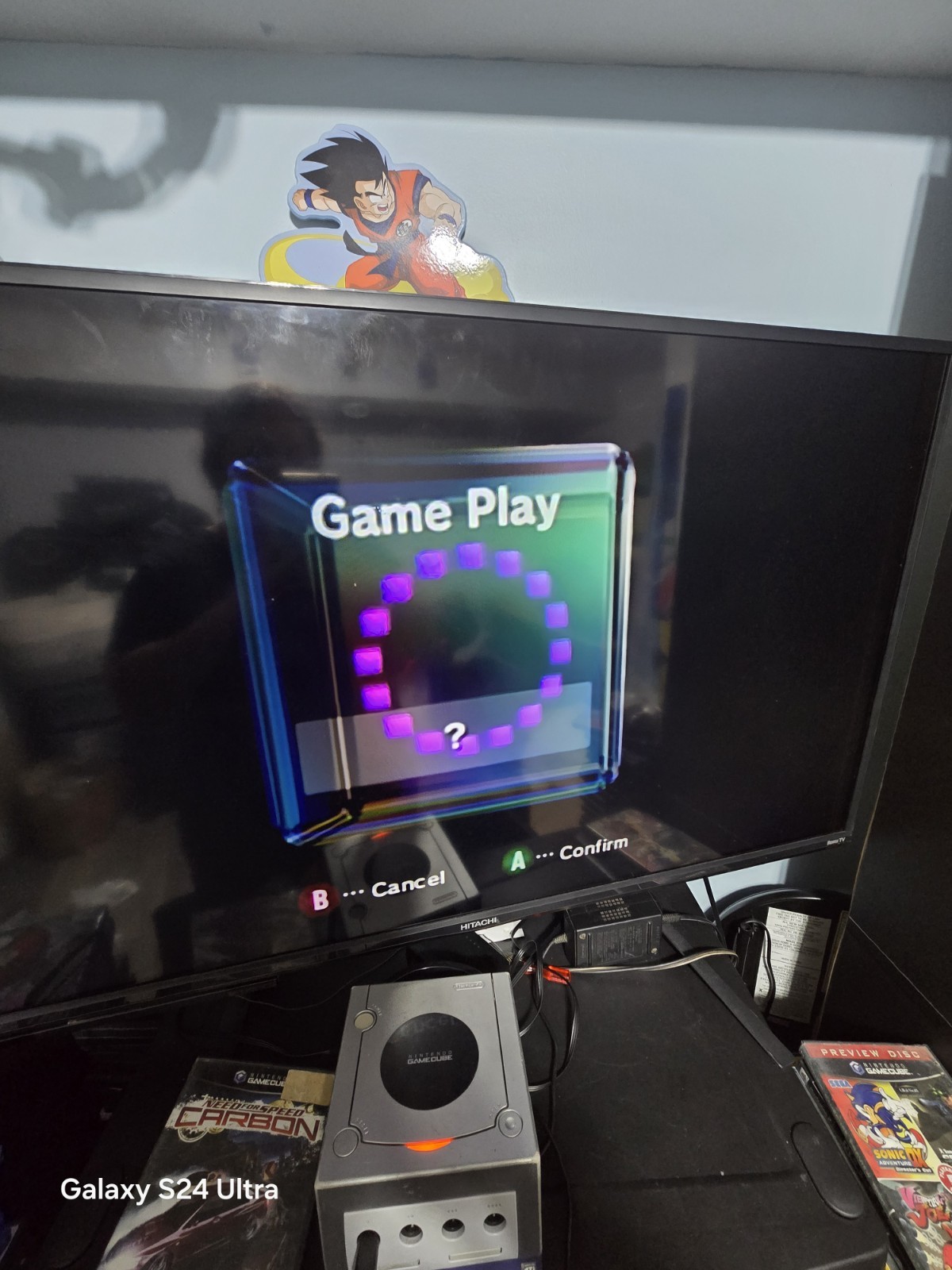 Nintendo GameCube DOL-101(USA) ​ Gray WaveBird Controller Parts Or Repair