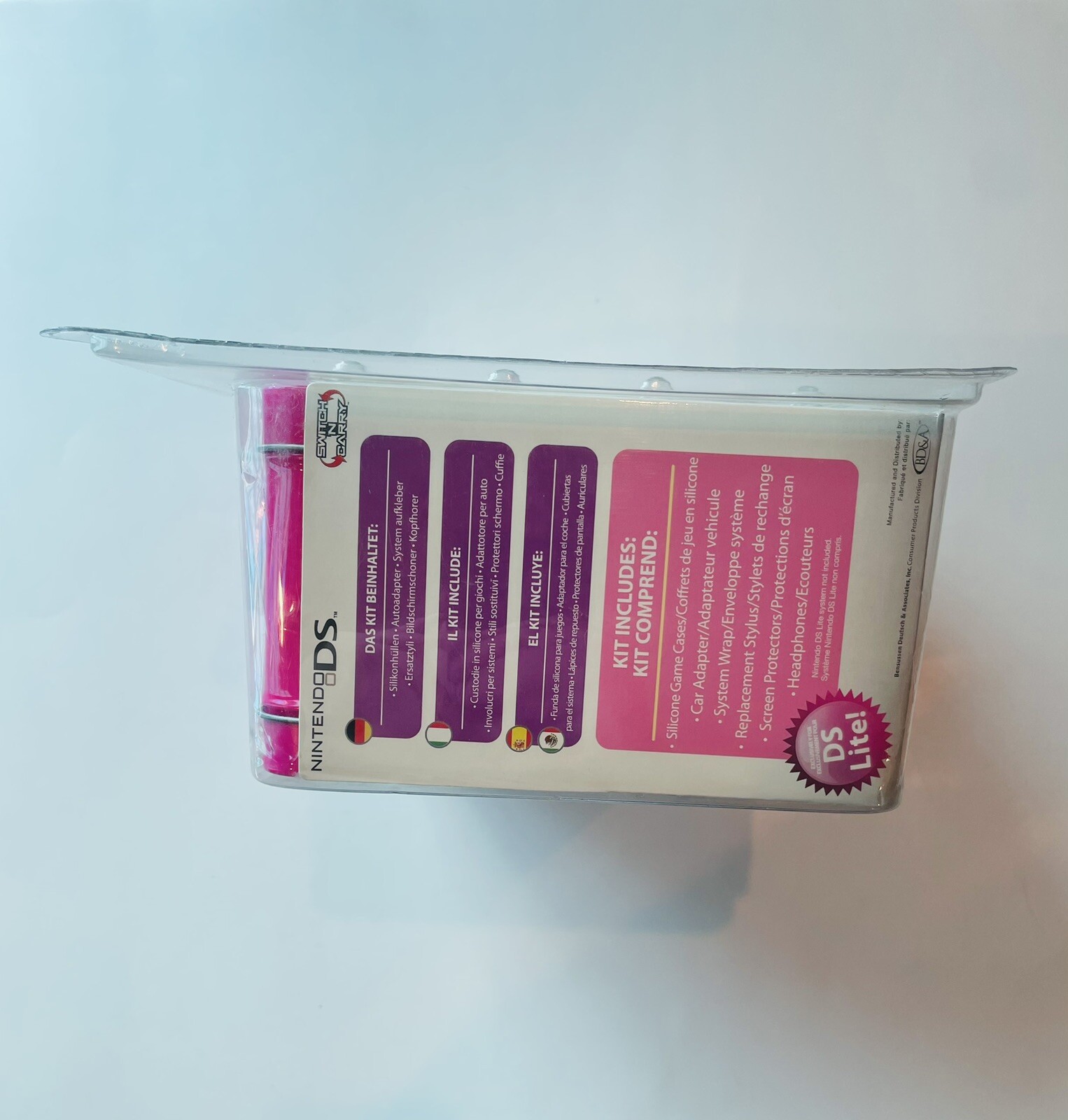 MINT NEW Collectors 2007 Super Princess Peach Nintendo DS Lite Kit Lunch box