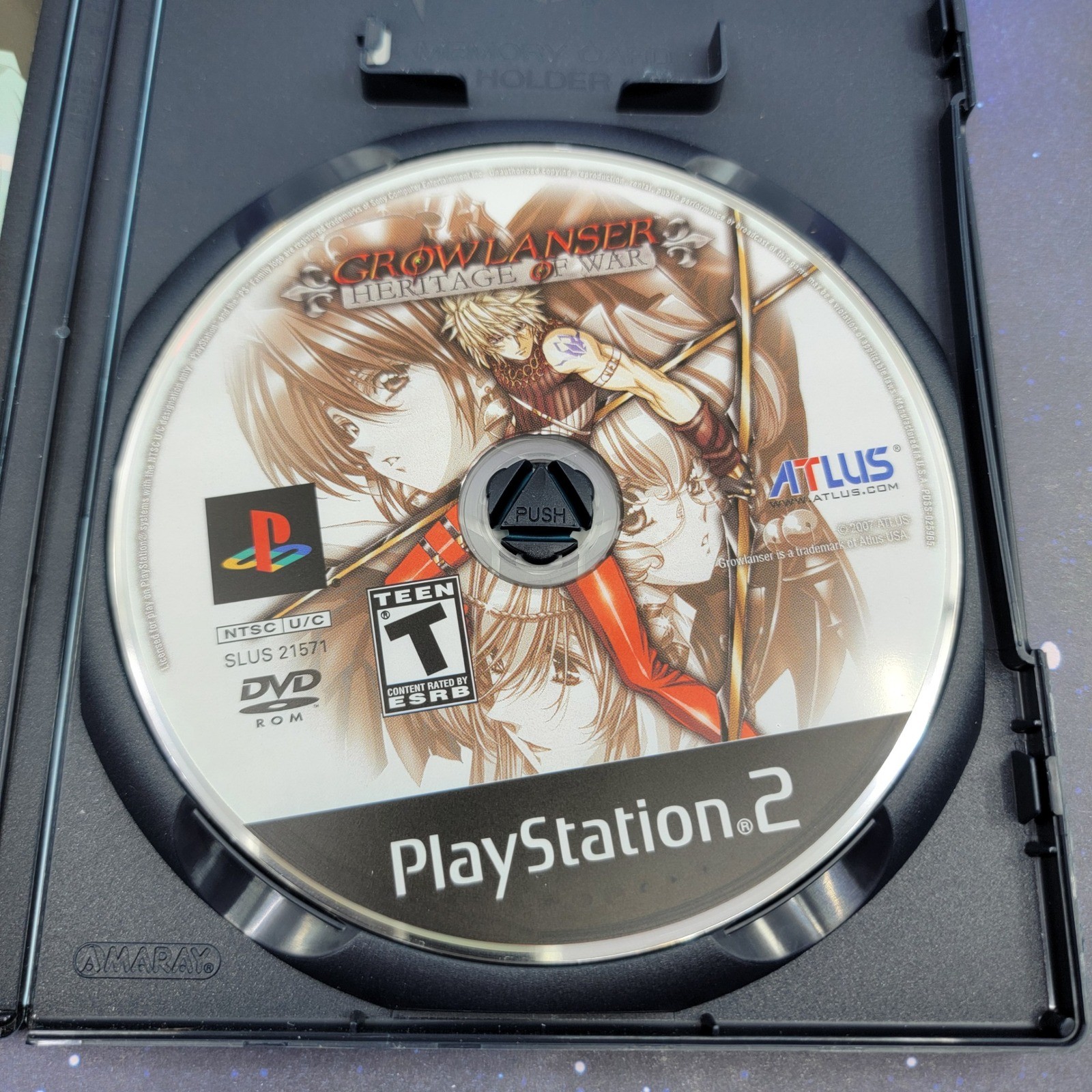 Growlanser Heritage of War PS2 PlayStation 2 Atlus RPG Game in Case with Manual