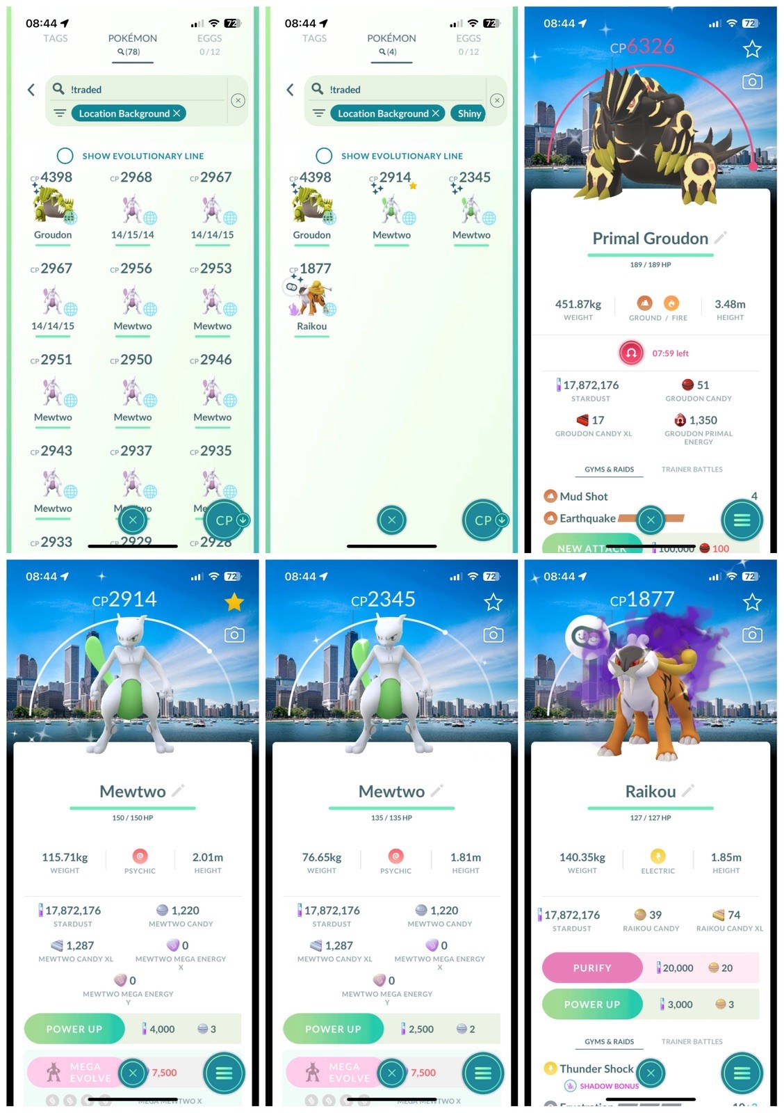 Poke Acc GO LvL 75 – 37k Coins, 465 Pass – 803 Legend, 992 Shiny-Name changeable