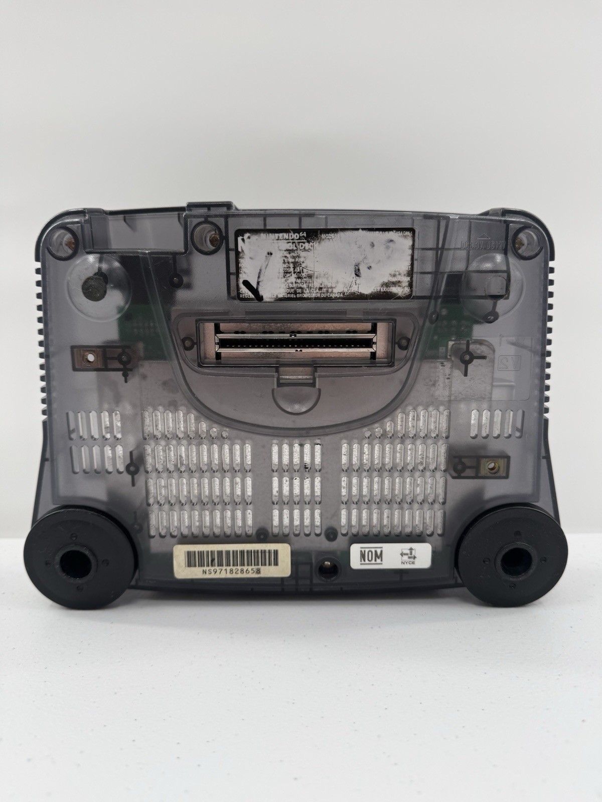 Nintendo 64 N64 Console Only Funtastic Smoke Black Translucent NUS-001 – NTSC