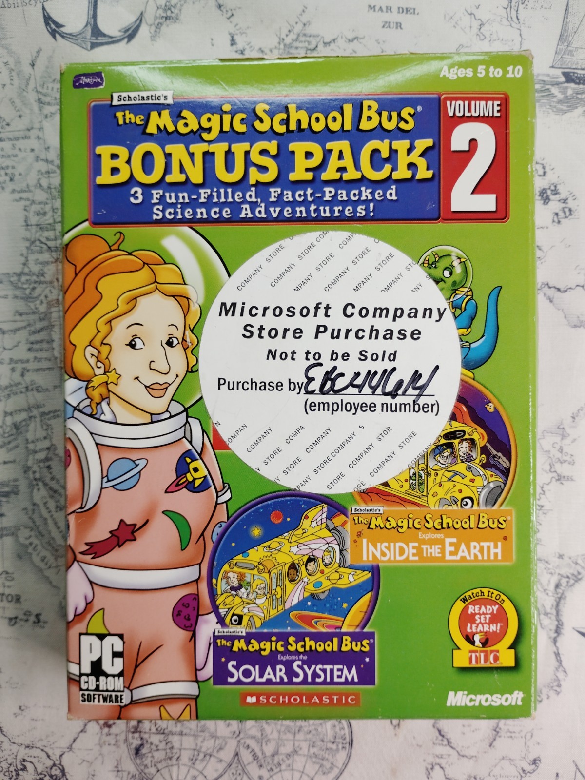 The Magic School Bus Bonus Pack Volume 2 2003 PC CD-ROM 3 Discs Windows 95 98 XP