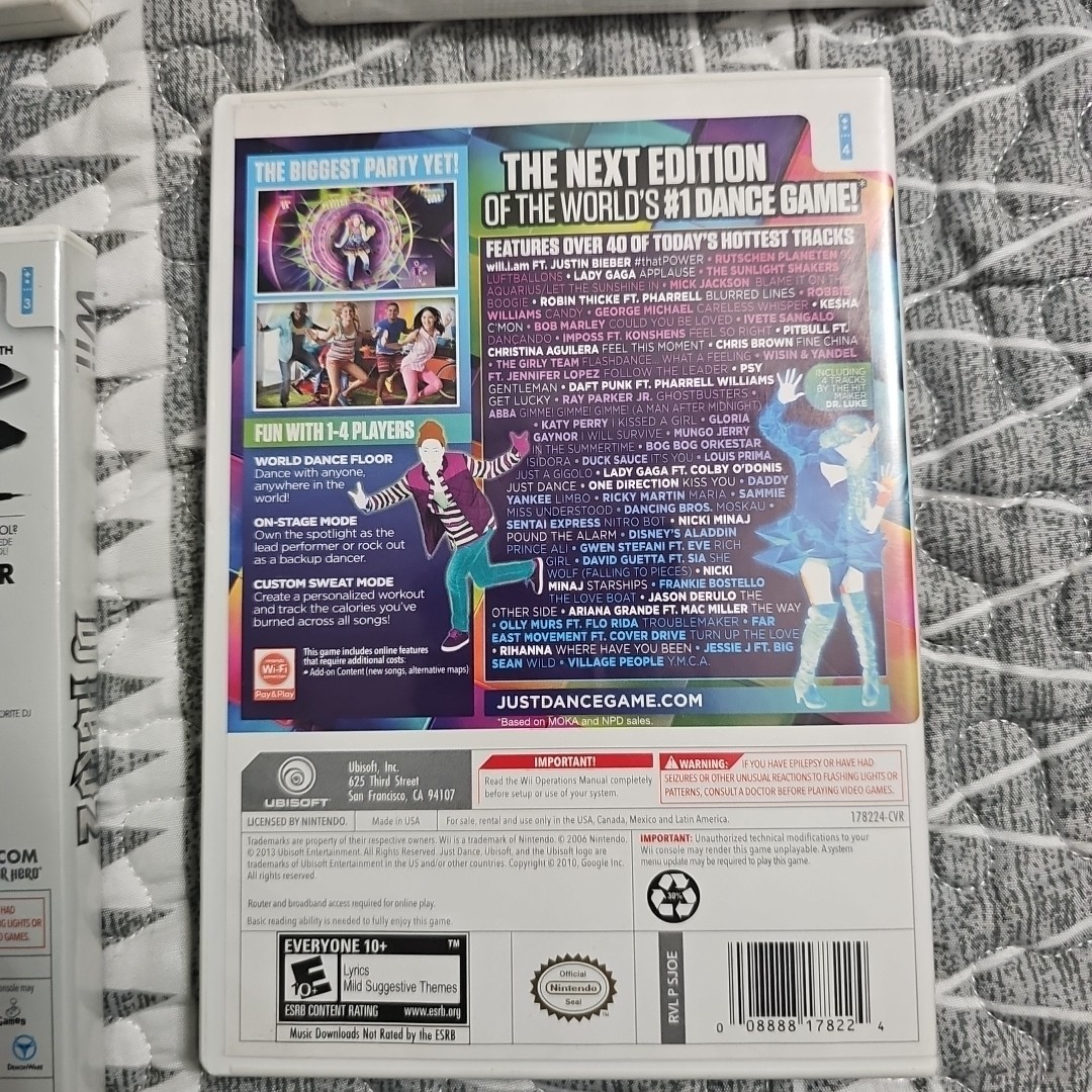 Lot Of 6 In Box Singing & Dance Themed Wii Games Popular Titles 4 Open 2 SEALED