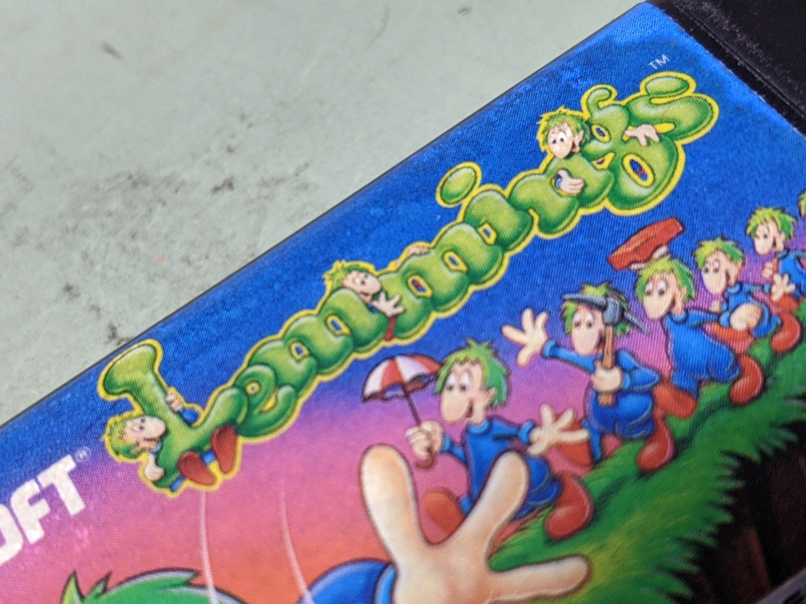 Lemmings Sega Genesis Cartridge and Case