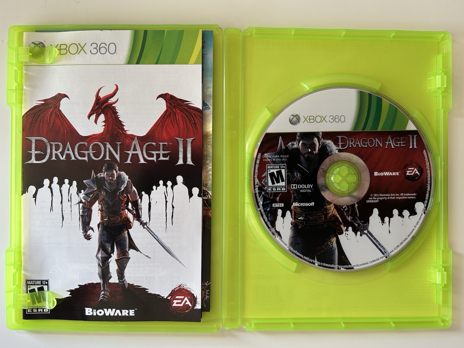 Dragon Age II (Microsoft Xbox 360, 2011) *CIB*
