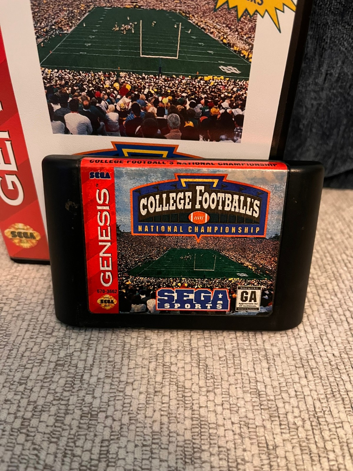 College Football’s National Championship (Sega Genesis, 1995) CIB Tested!