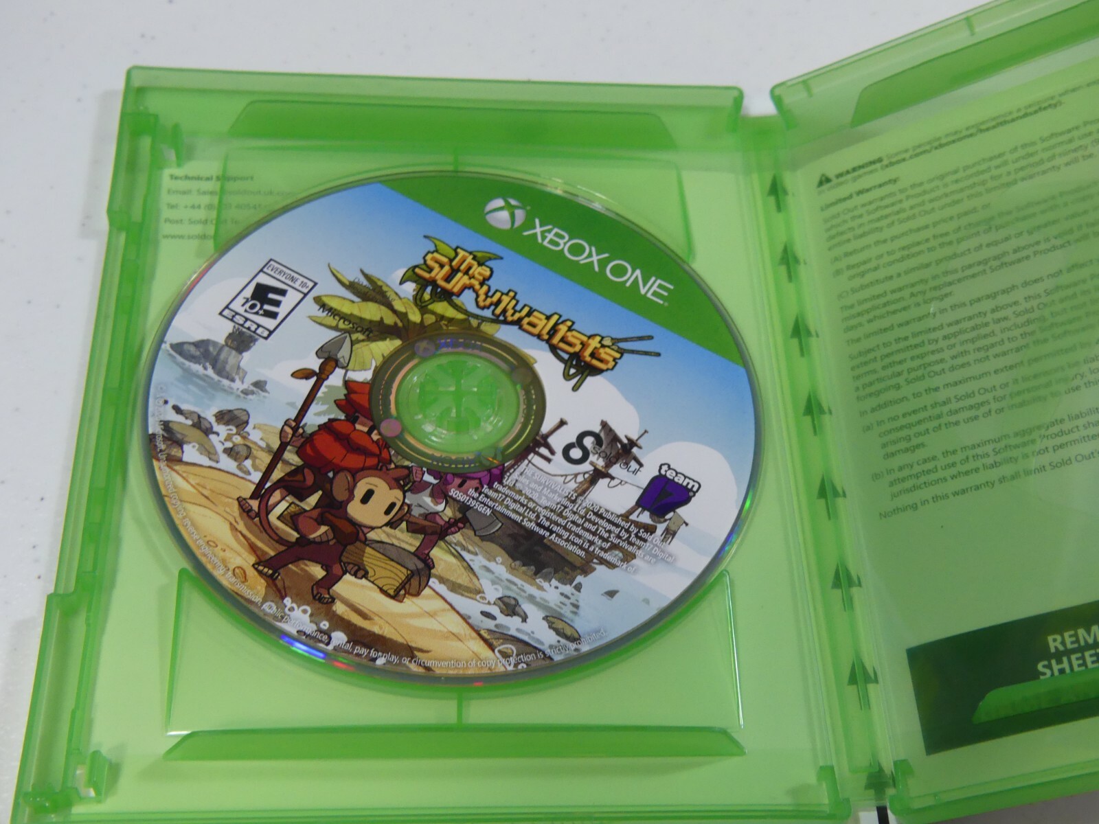 The Survivalist Xbox One Game Complete CIB