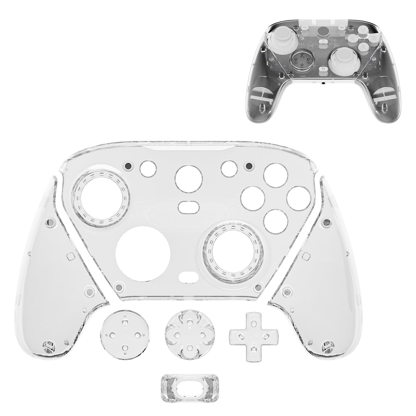 Magnetic Clear Faceplates for GameSir G7 , Swappable Faceplates with GameSir …