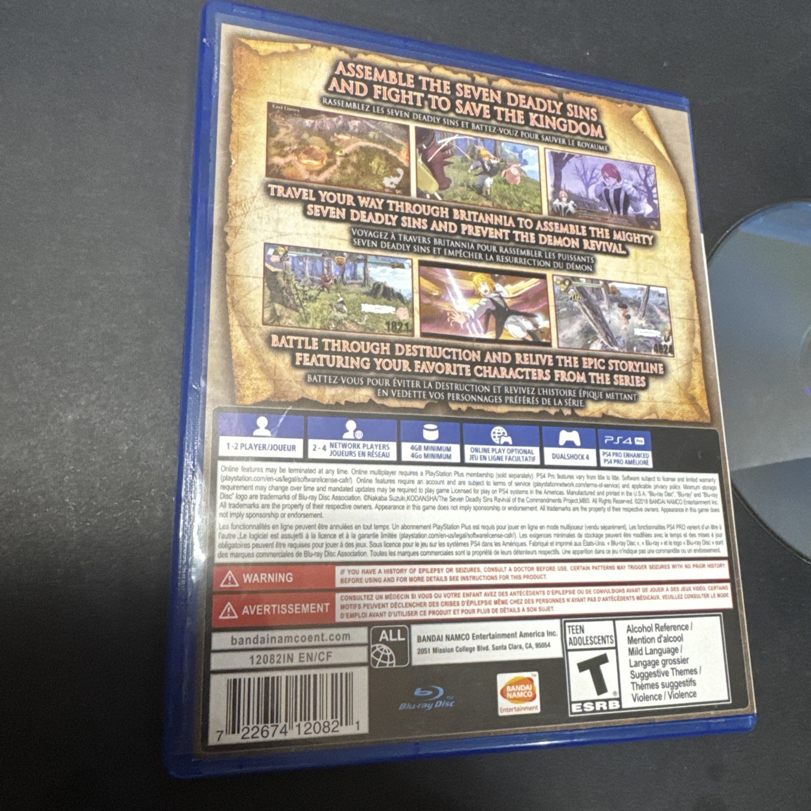 The Seven Deadly Sins: Knights of Britannia – Sony PlayStation 4 PS4
