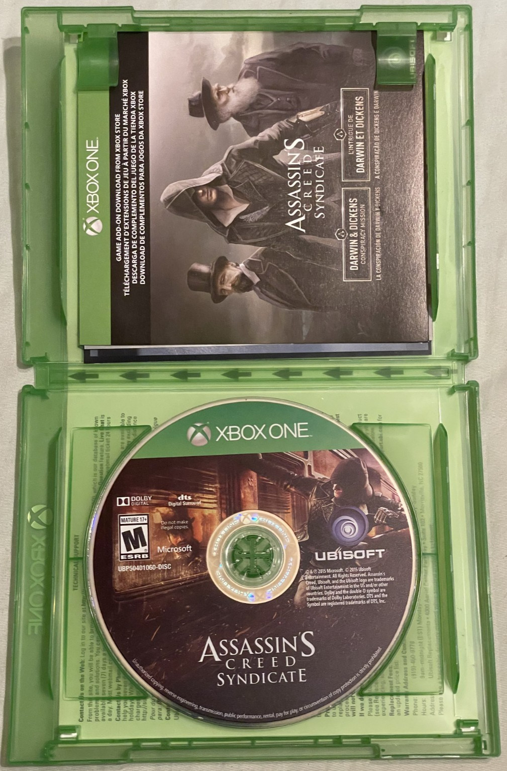 Assassin’s Creed Syndicate: Limited Edition (Xbox One) – CIB – Tested