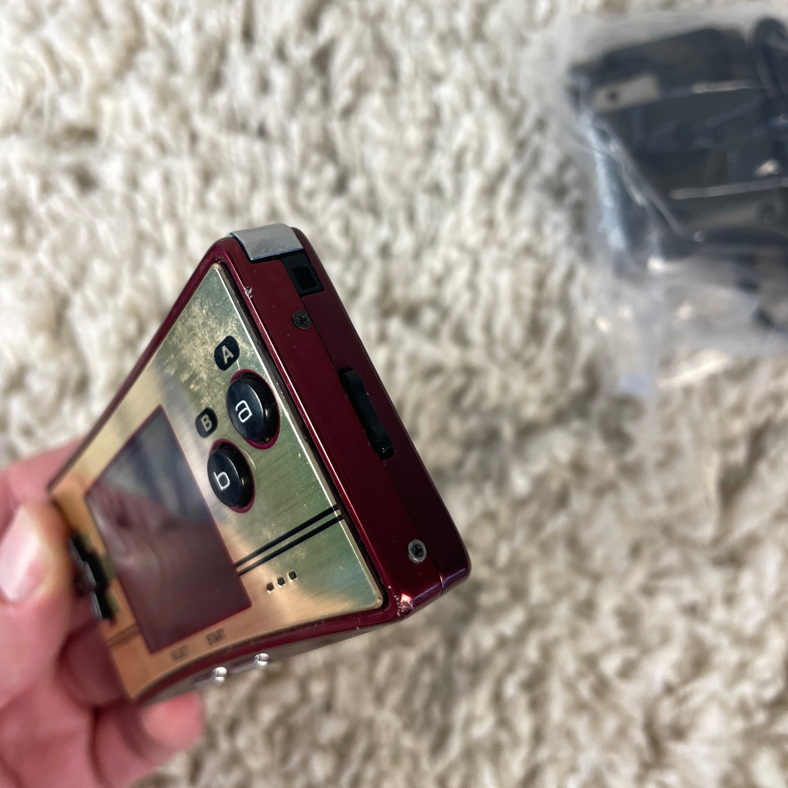 Nintendo Game Boy Micro 20th Anniversary Edition Handheld System OXY-001 Tested