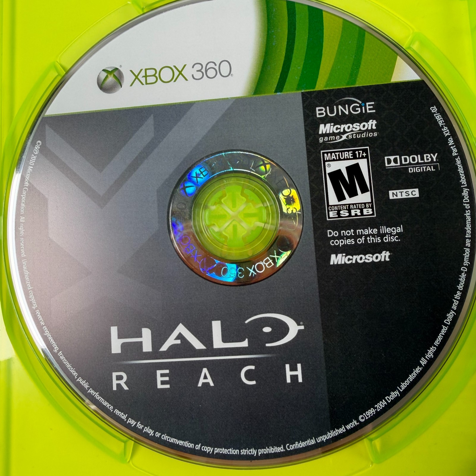 Halo Reach (Xbox 360, 2010) VG CIB Tested Authentic