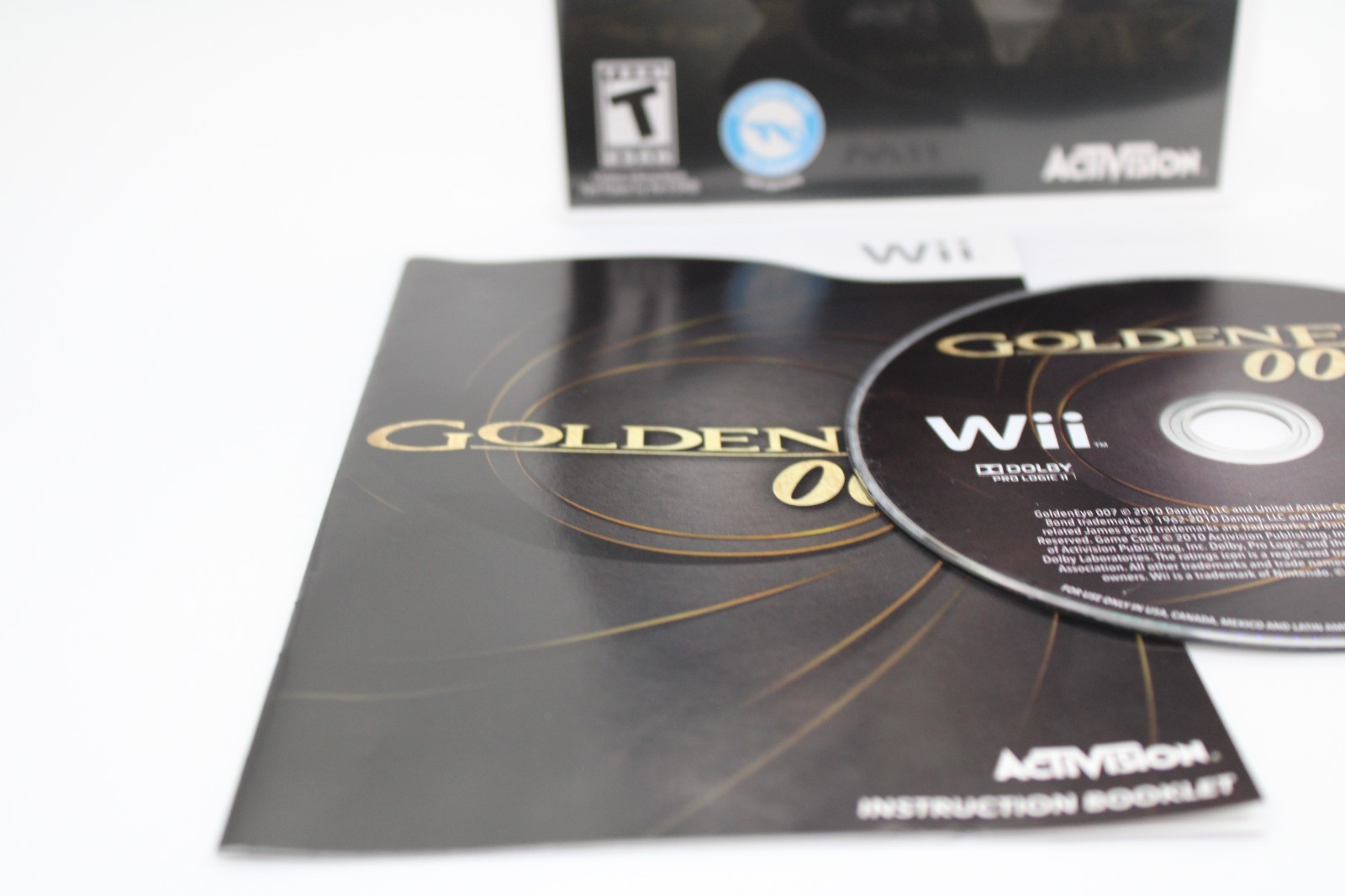 Refurbished Nintendo Wii James Bond 007 GoldenEye Complete CIB Excellent Mint