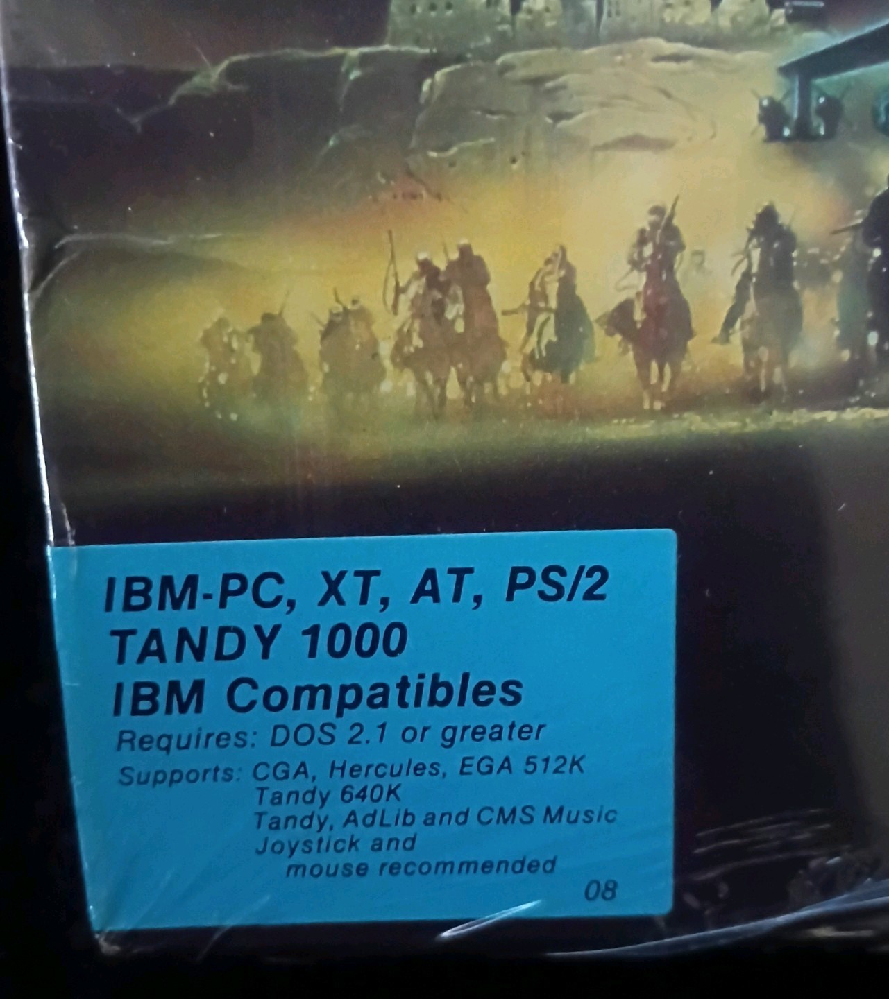 RAMBO III 3 IBM_PC/DOS2.1 or greater/ TANDY1000 Usable with Mouse (1989) NEW!