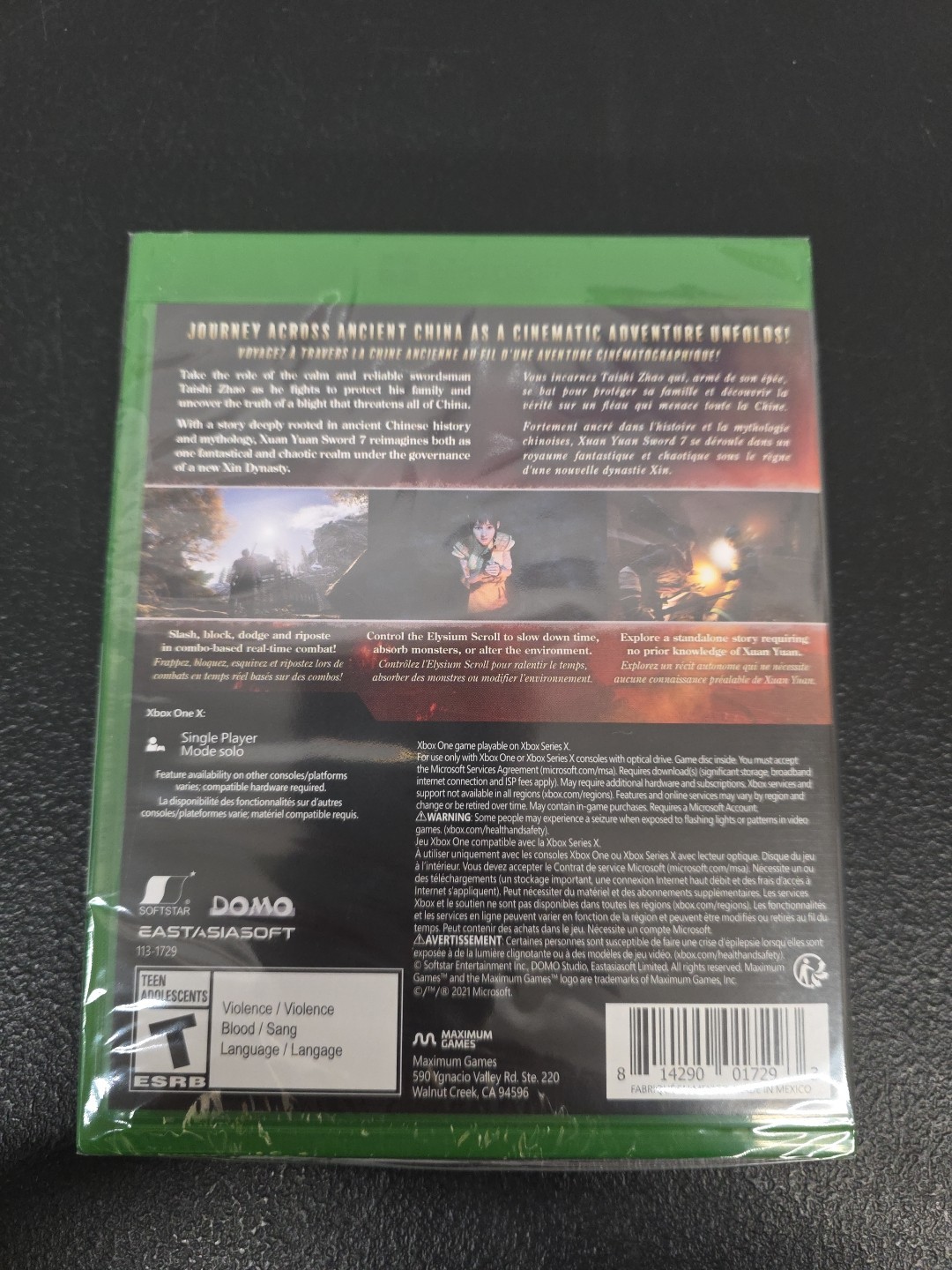 Xuan Yuan Sword 7 (Xbox One, XB1, 2021) Ancient China, Video Game. NEW. BN17