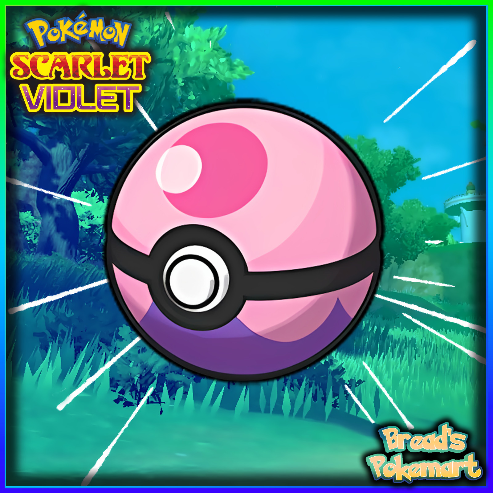 Pokemon Scarlet & Violet 🚀Any Item,Ability Patch, TM, Gold Bottle Cap,Apriballs