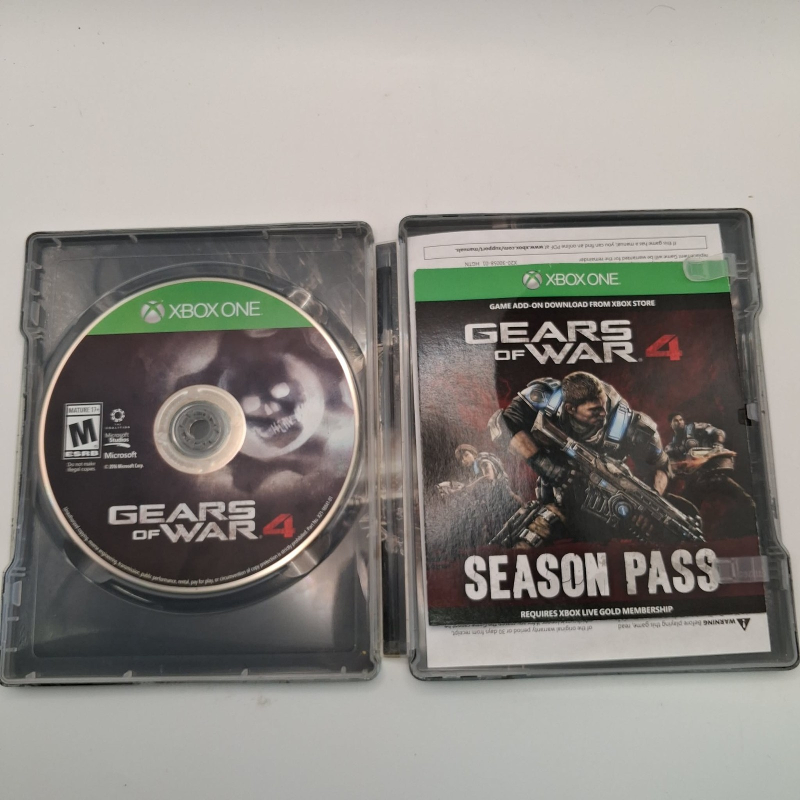 Gears of War 4: Ultimate Edition Steel Book (Microsoft Xbox One, 2016)