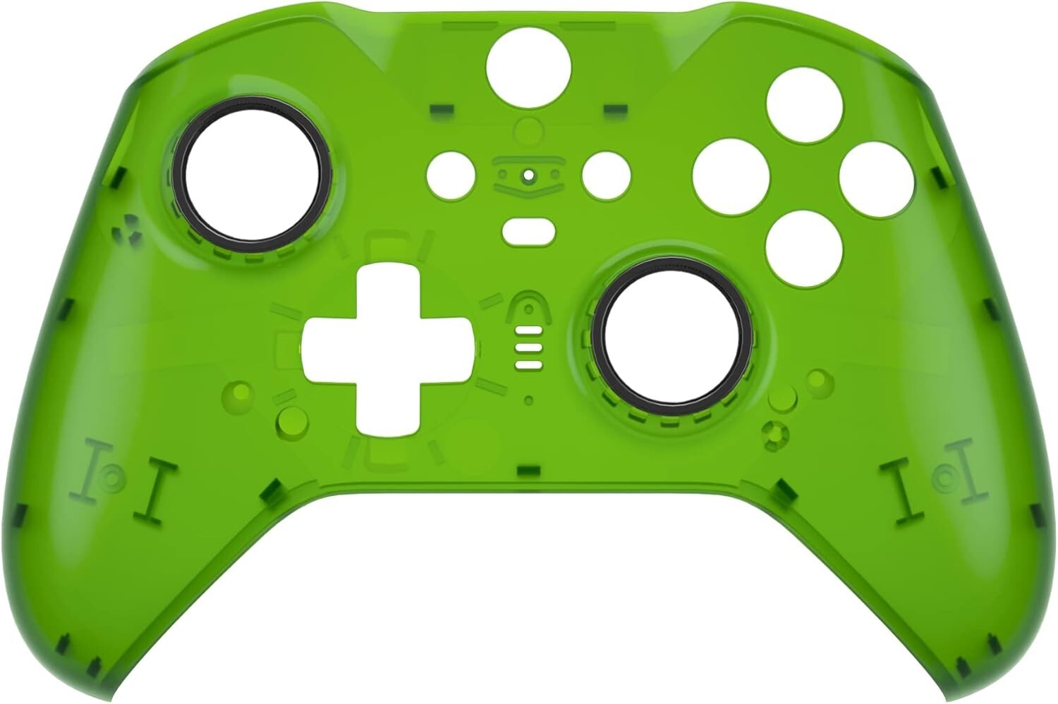Clear Green Replacement Faceplate Cover for Xbox One Elite Controller Series 2