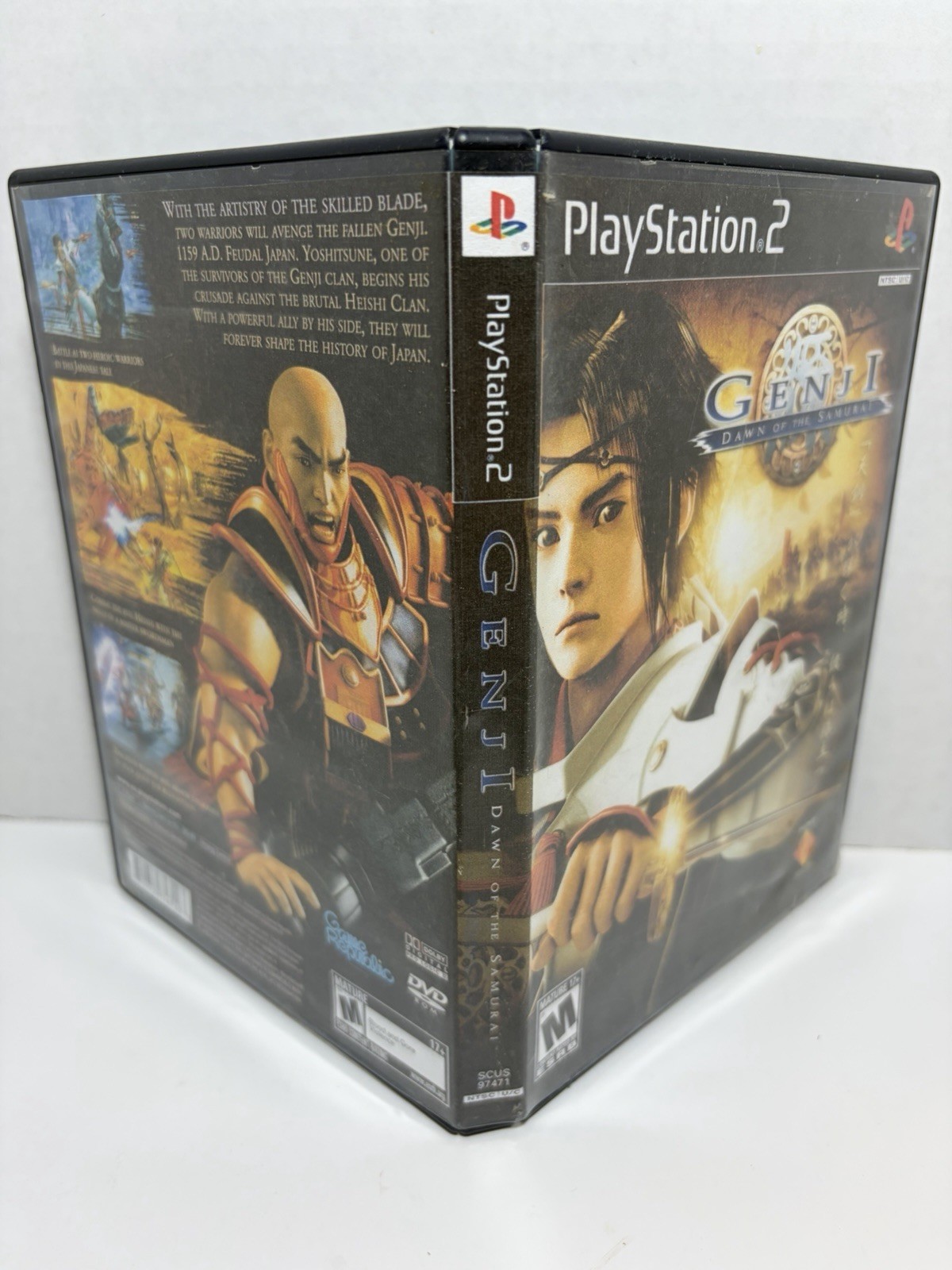Genji: Dawn of the Samurai PlayStation 2 PS2 Game – Good Disk – Tested