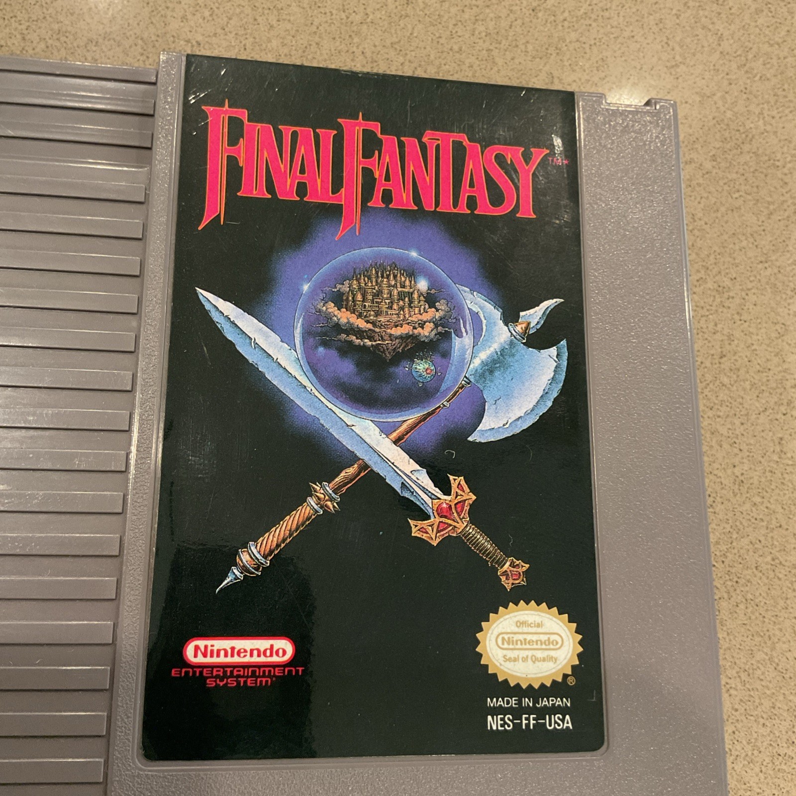 Final Fantasy Nintendo NES Manual Dungeon World Maps Chart Lot Authentic