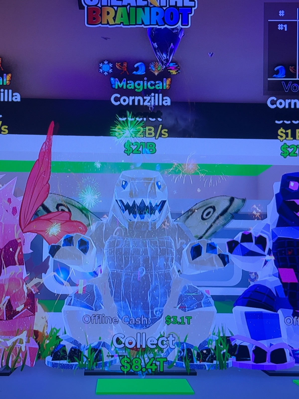 steal the brainrot magical cornzilla 1.2 b/s 5 traits
