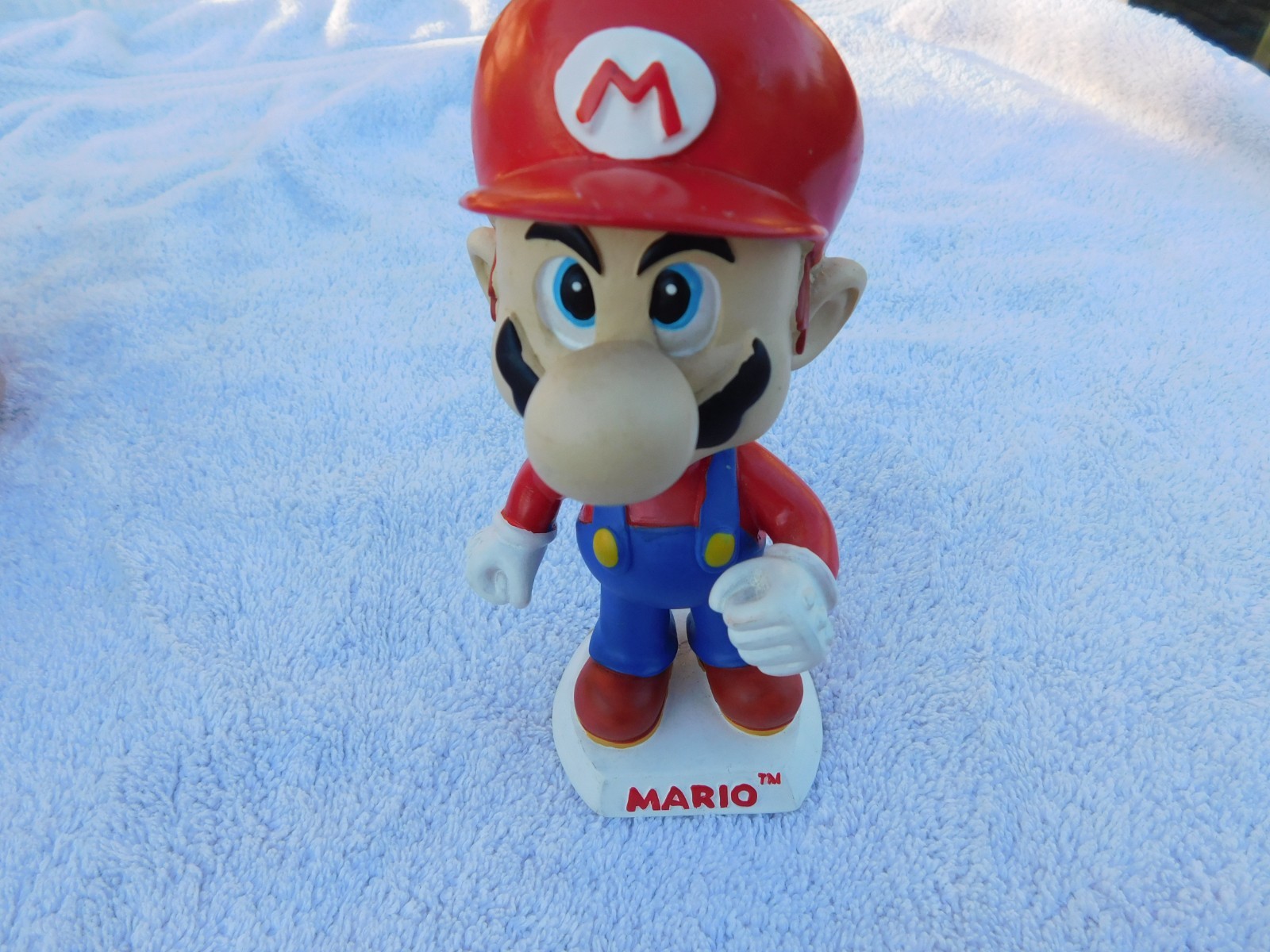 2001 BD&A Nintendo Vintage Bobblehead Mario, Rare, Mario Bros. Toysite