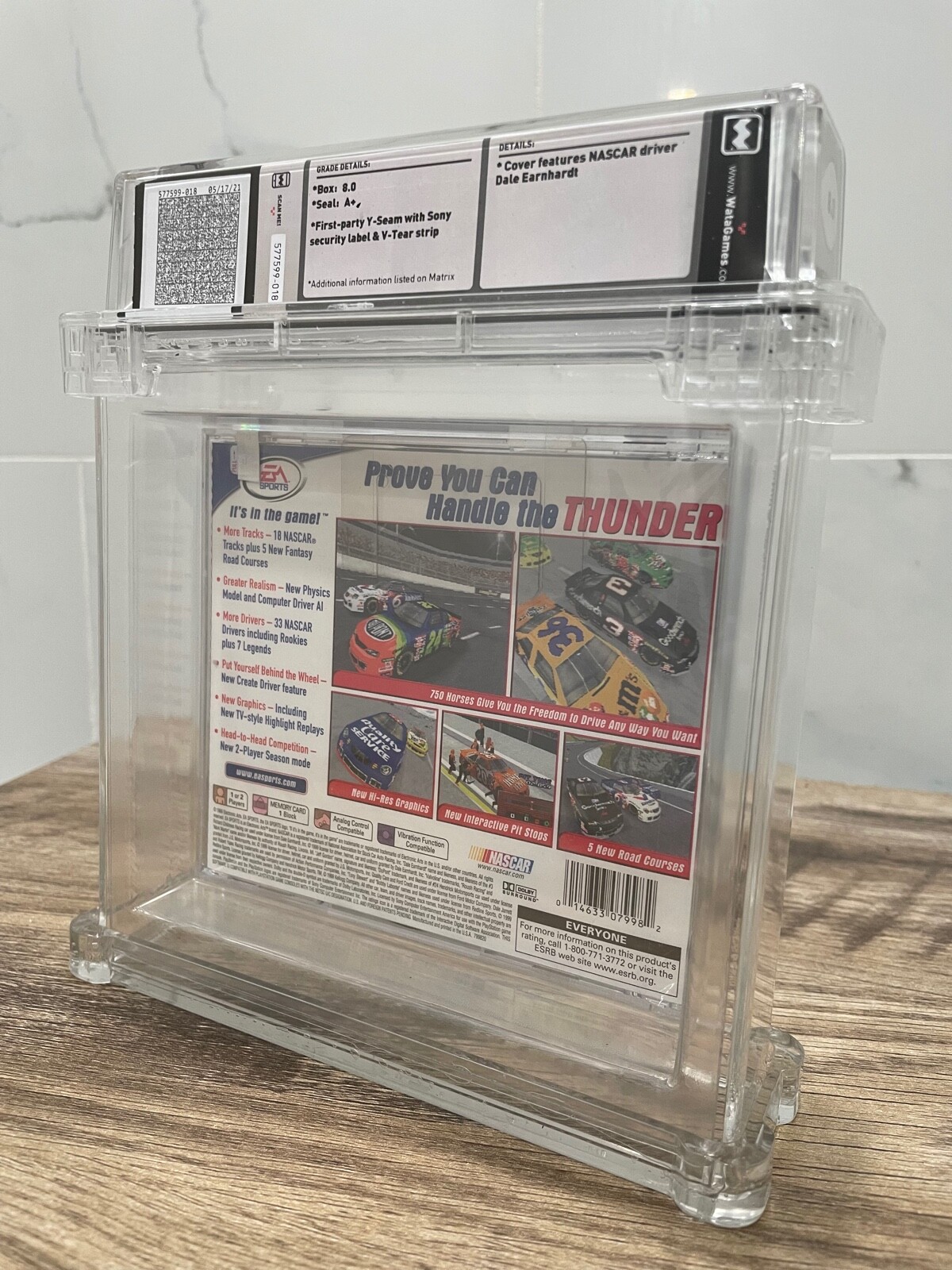 NASCAR 2000 Sony Playstation Factory Sealed Video Game Wata 8.0 Graded EA Sports