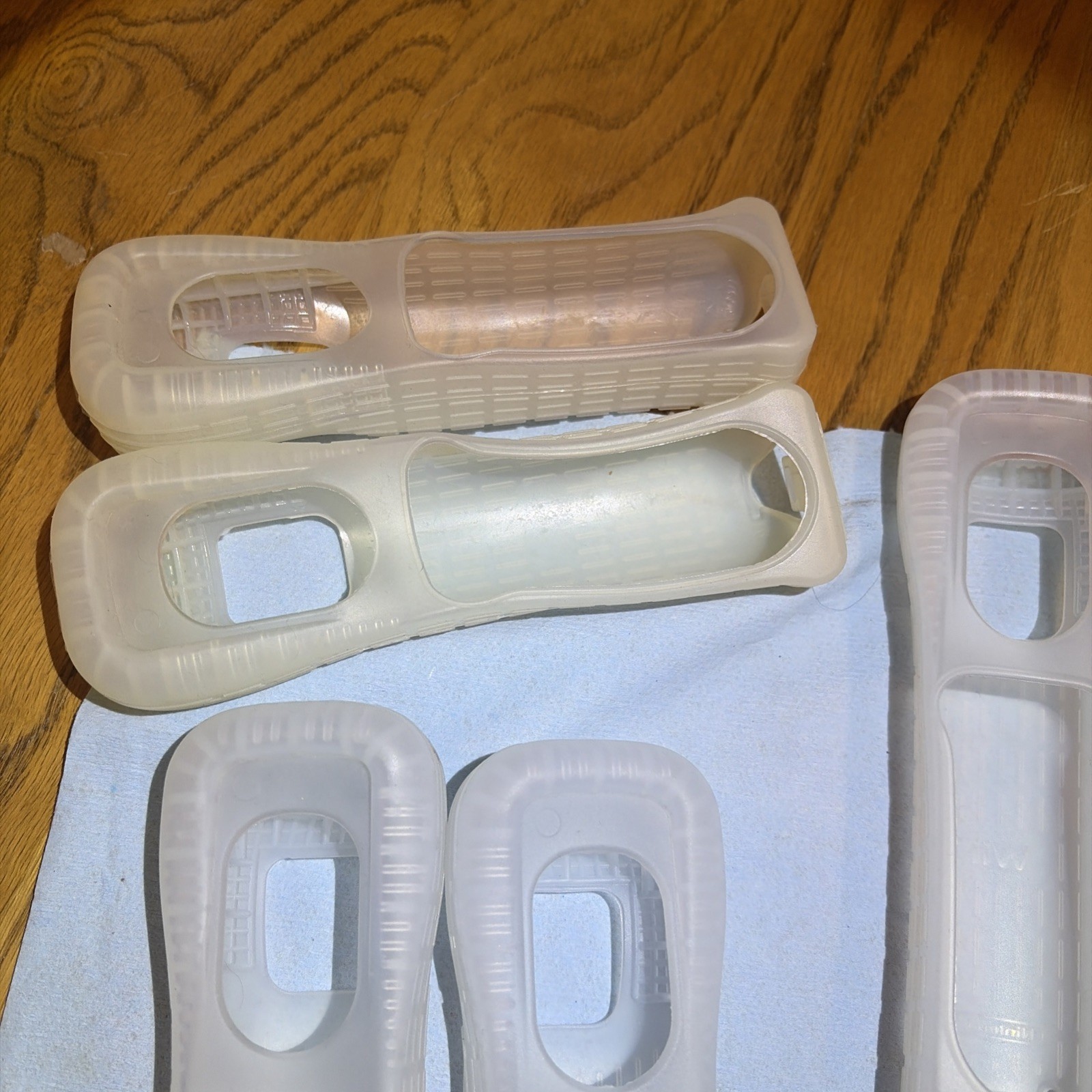 6 Official Nintendo Wii OEM Remote Rubber Silicone Gel Cover Sleeves Lot