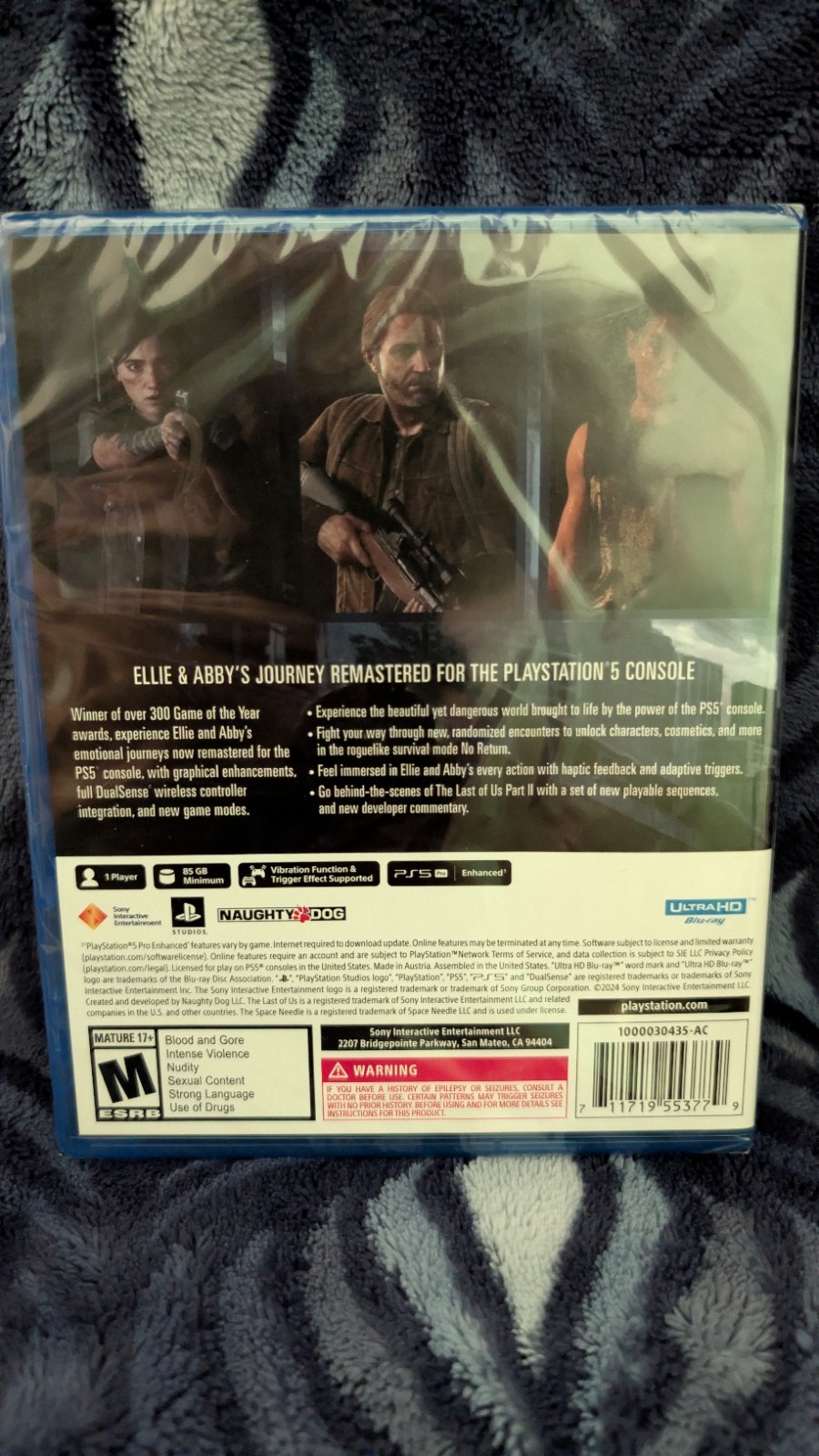 The Last of Us Part II Remastered – Sony PlayStation 5 BRAND NEW SEALED