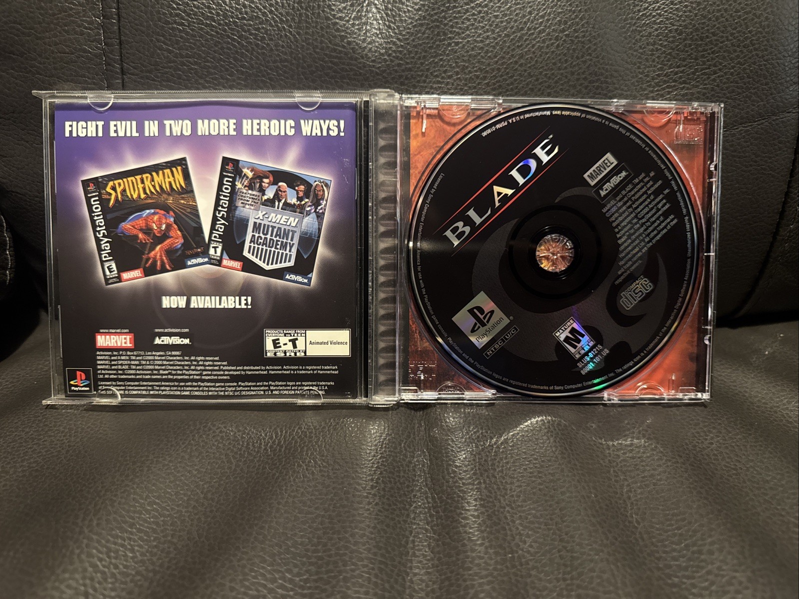 Blade (Sony PlayStation 1 PS1, 2000) CIB Complete Black Label