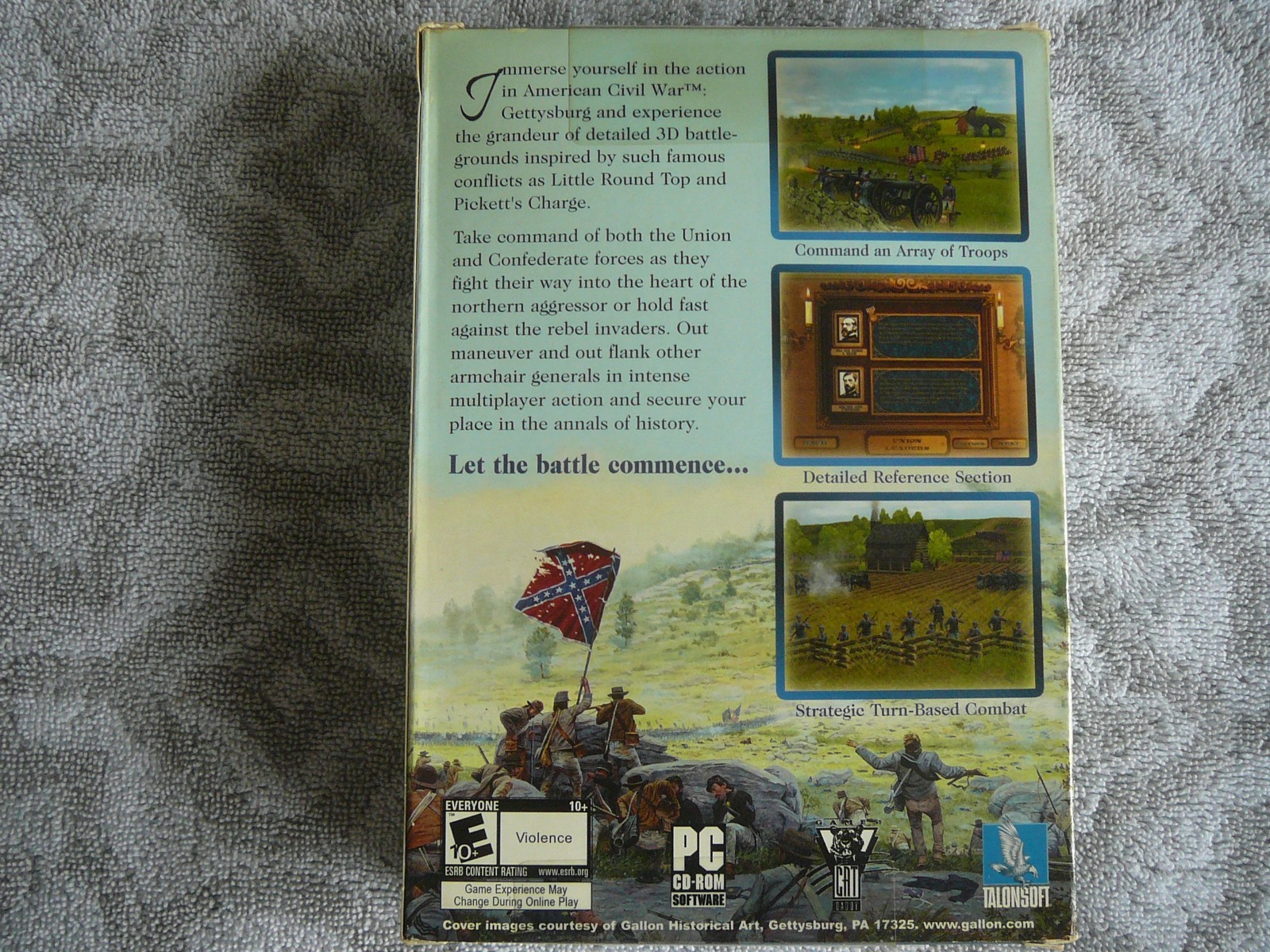 American Civil War: Gettysburg (PC, 2005) Brand New – Unopened Box
