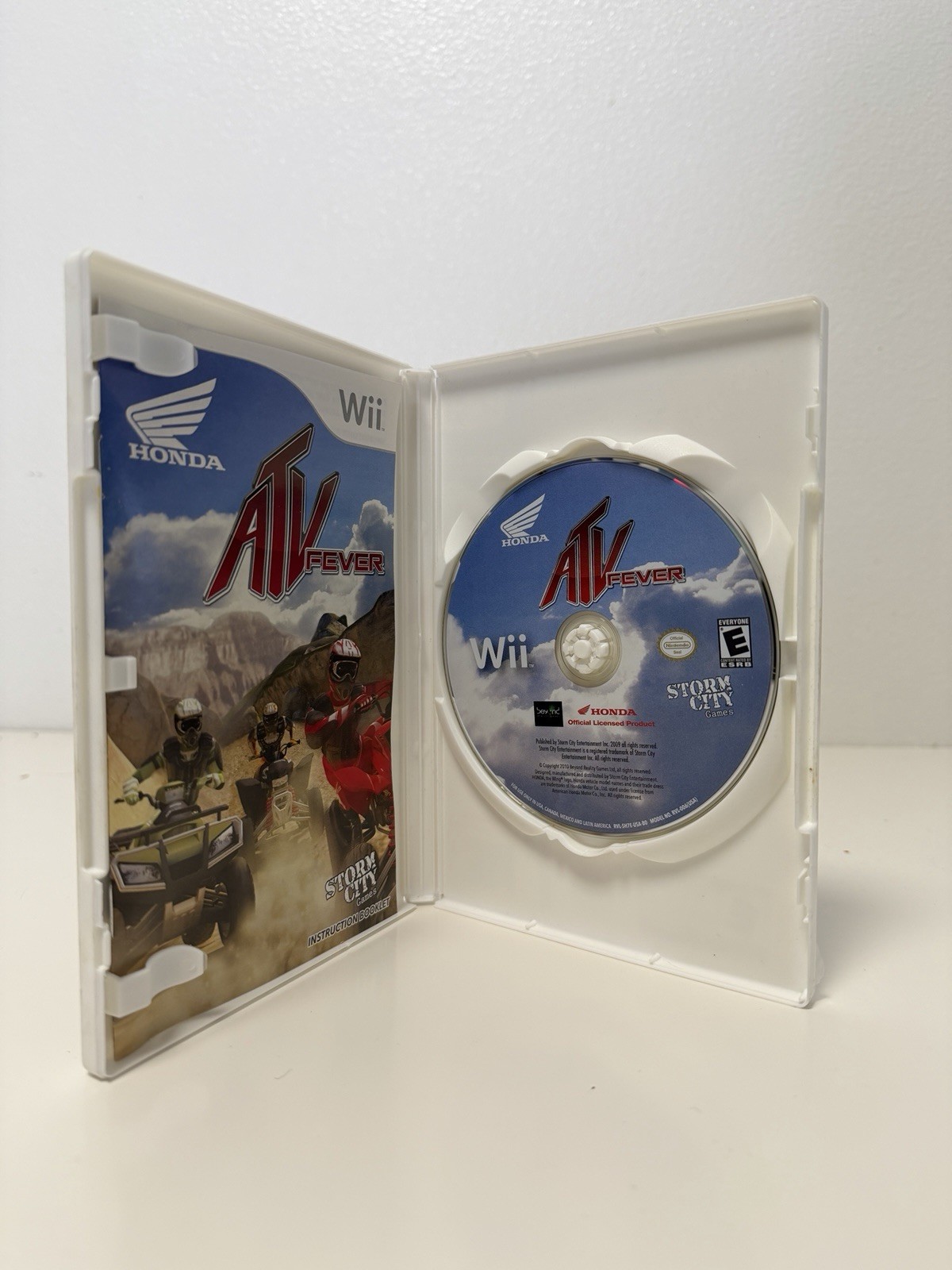 Honda ATV Fever Racing Game Nintendo Wii NTSC Manual Included Storm City Games