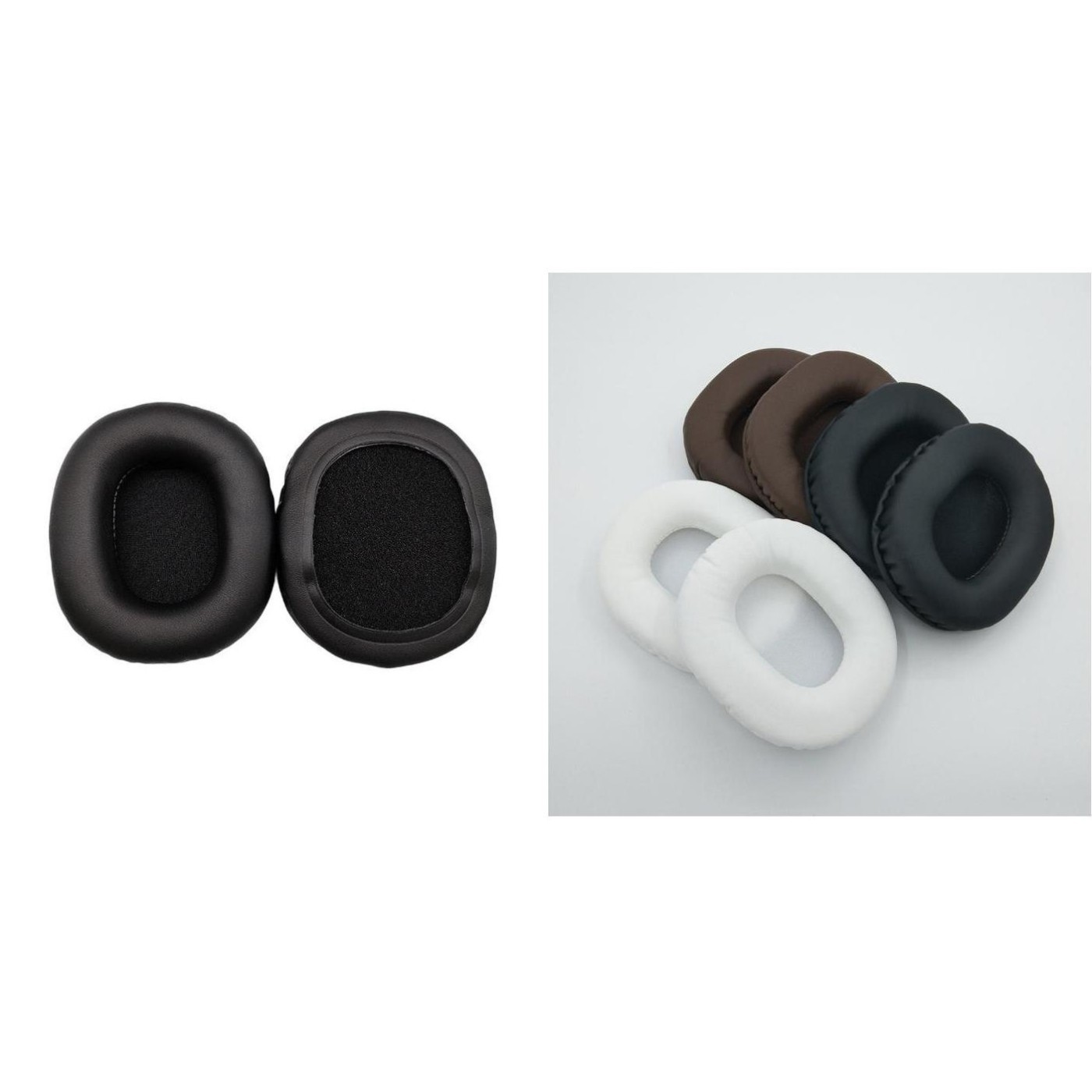 Black Replacement Earpads Designed for ATH-M10 M20 M30 M40 M50X SX1a PRO5