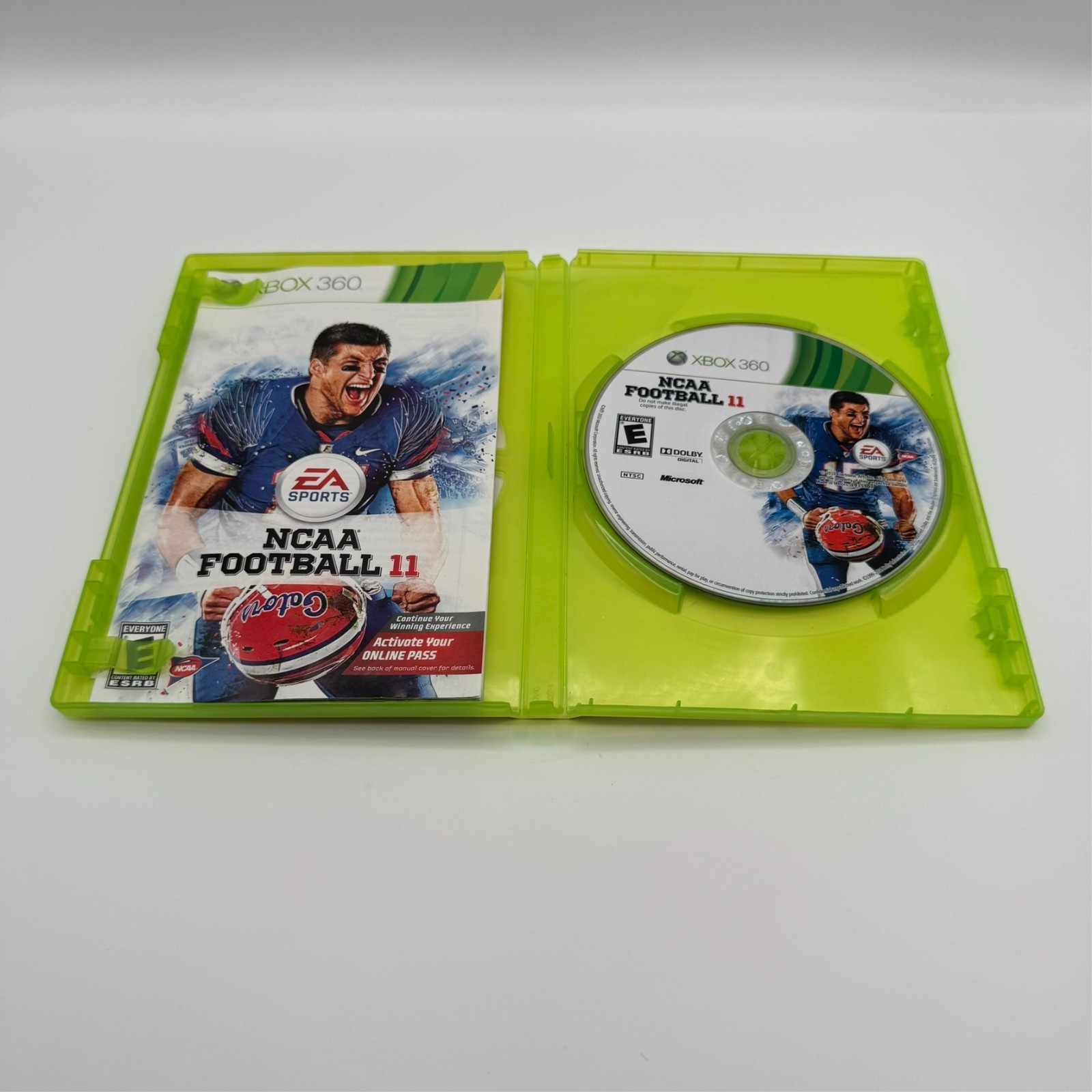 NCAA Football 11 Xbox 360 Tested Clean Ship Next Day