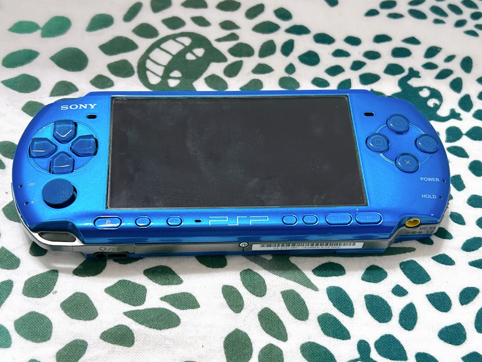 Sony PSP 3000 Console only Vibrant Blue Play Station Portable Japan JP Game Work