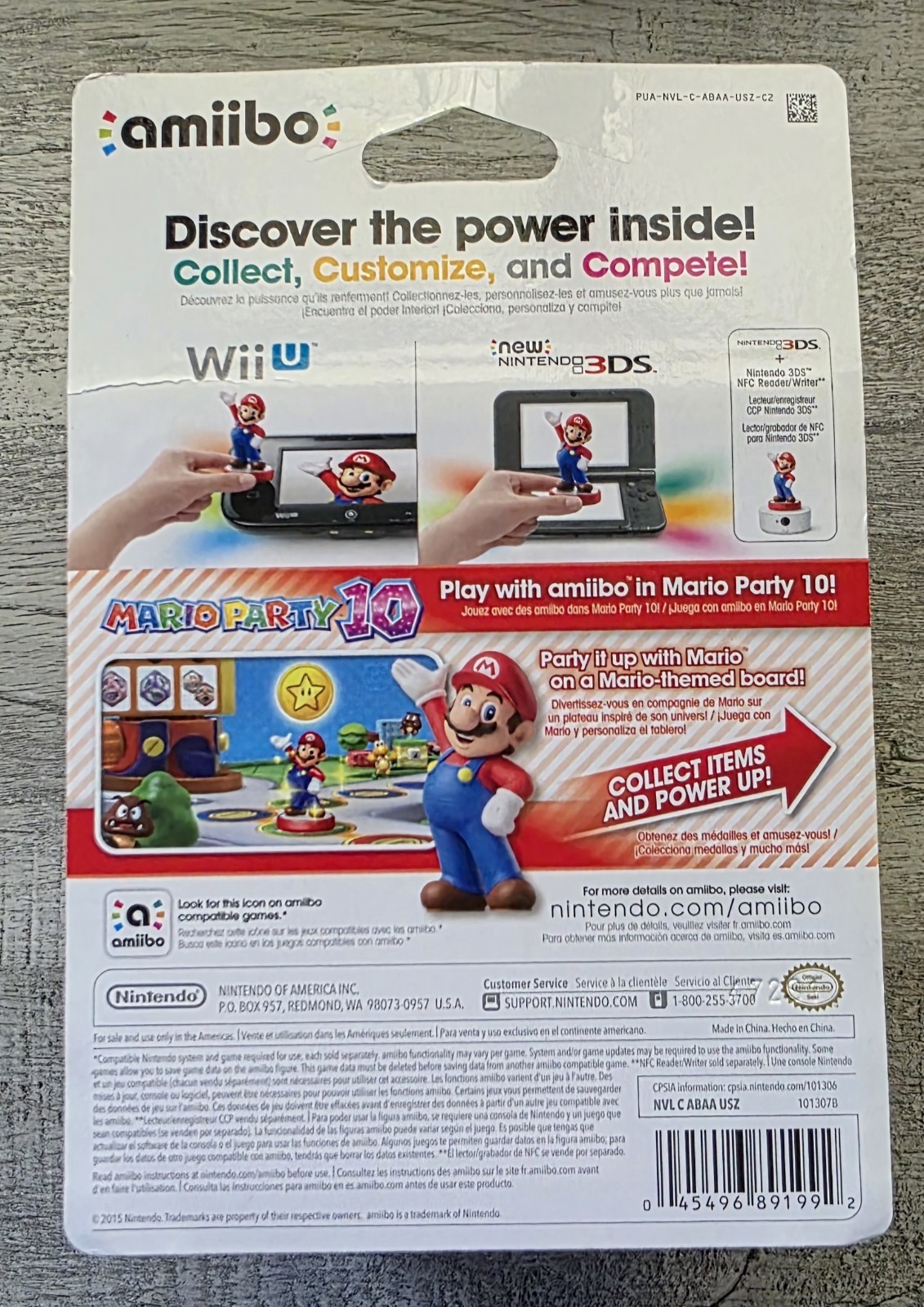 Mario Amiibo Super Mario Series Nintendo Brand New & Factory Sealed!