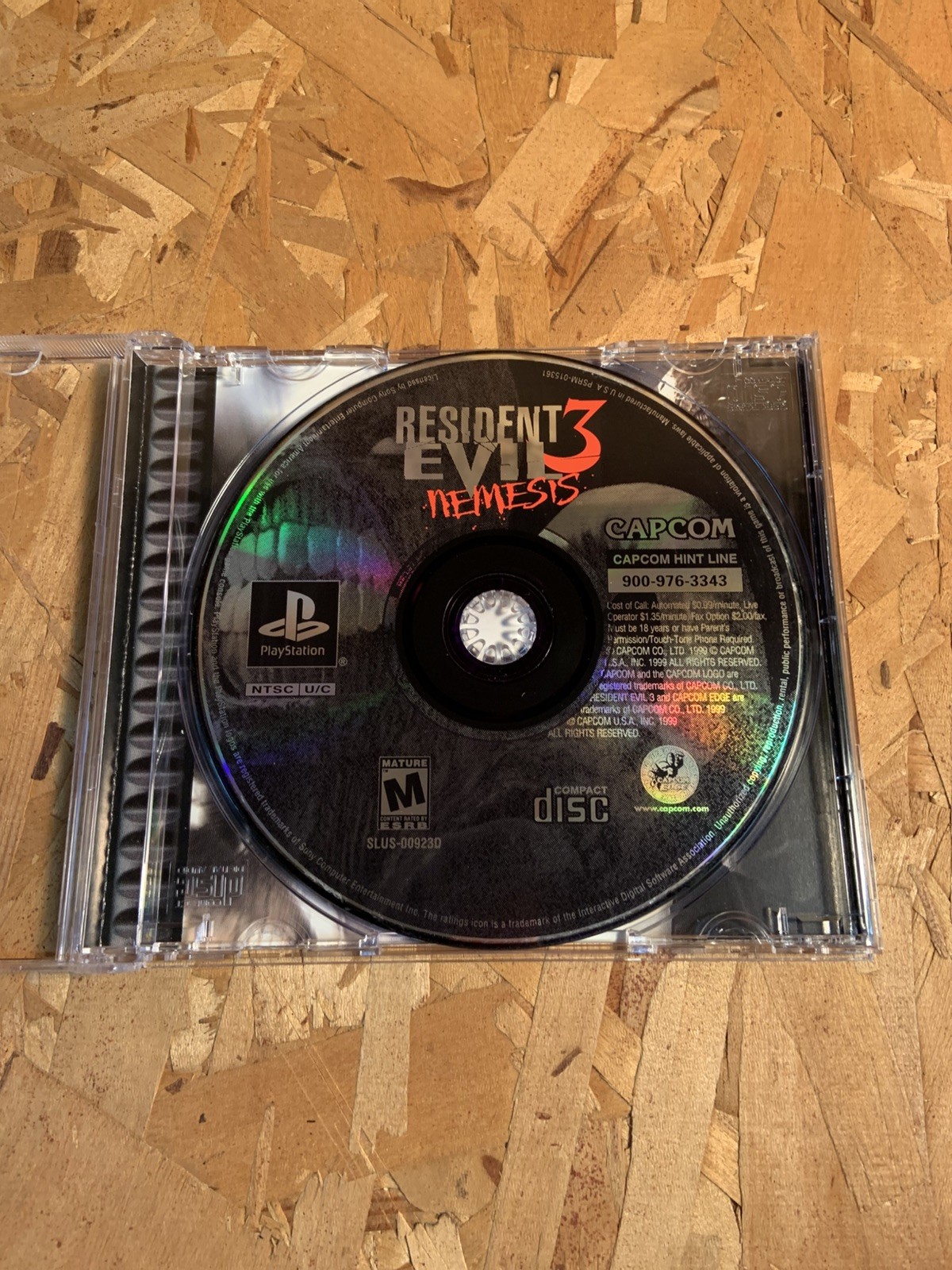 ResidentEvil 3 Nemesis/CIB w/ Reg Crd/PS1/RESURFACED DISC/NO SCRATCHES/SEE VIDEO