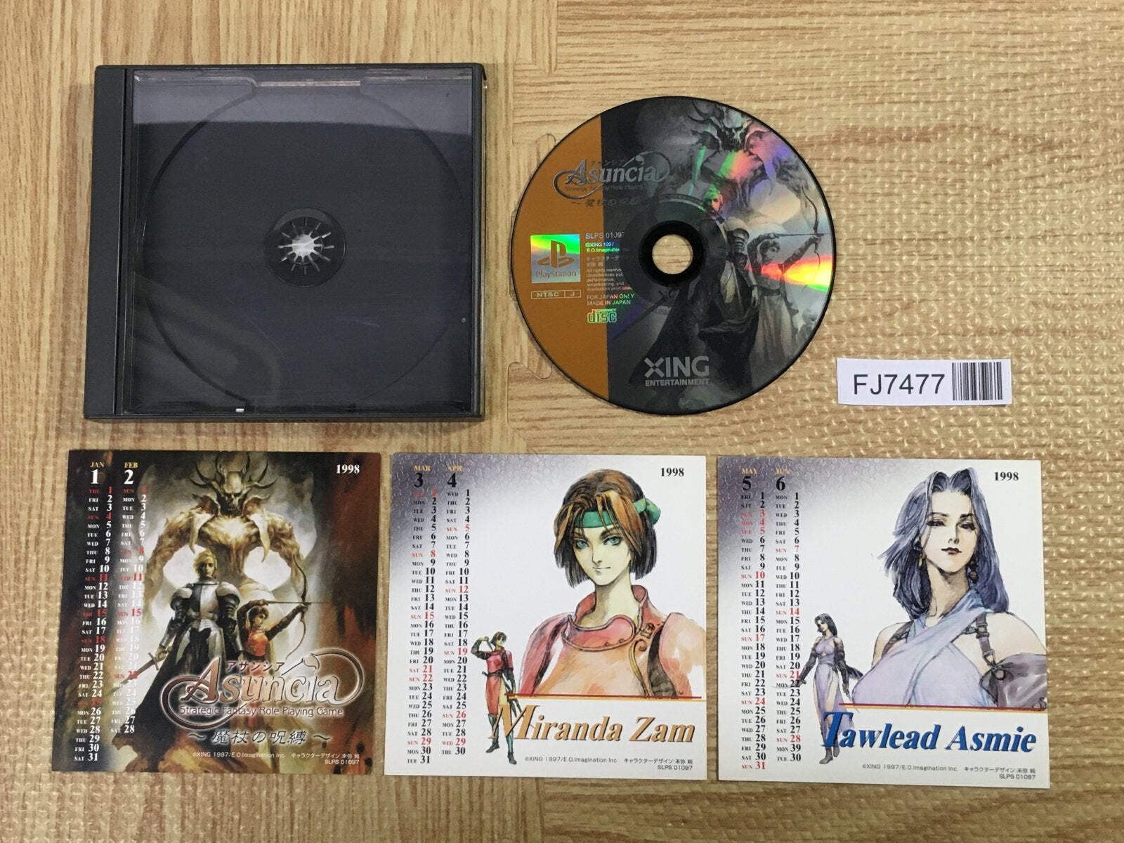 Asuncia Strategic Fantasy Role Playing Game SONY PS1 Japan – FJ7477