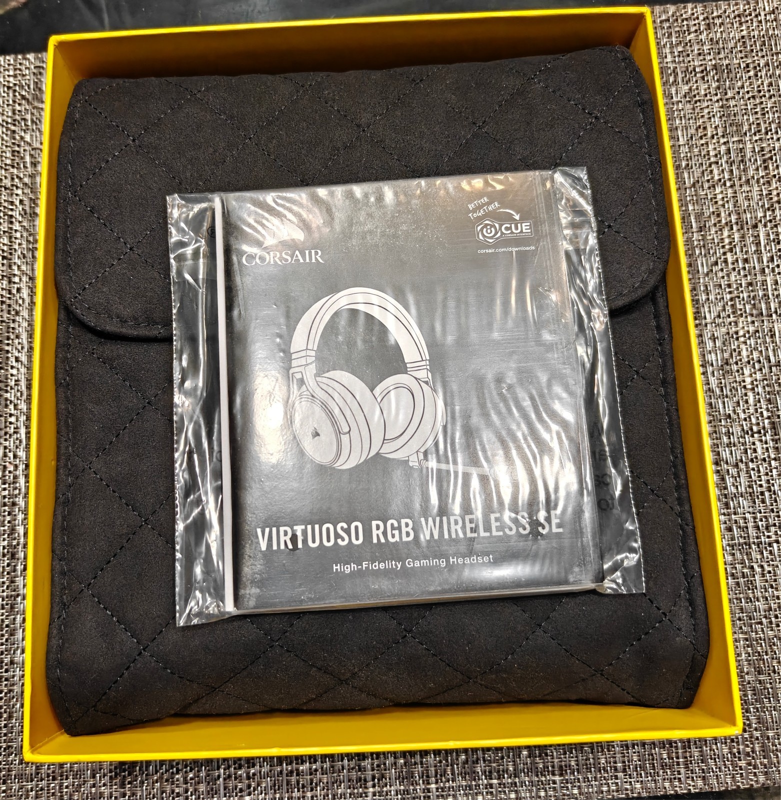 Corsair Virtuoso RGB Wireless SE Headset Brown Silver – No Dongle Wired Only