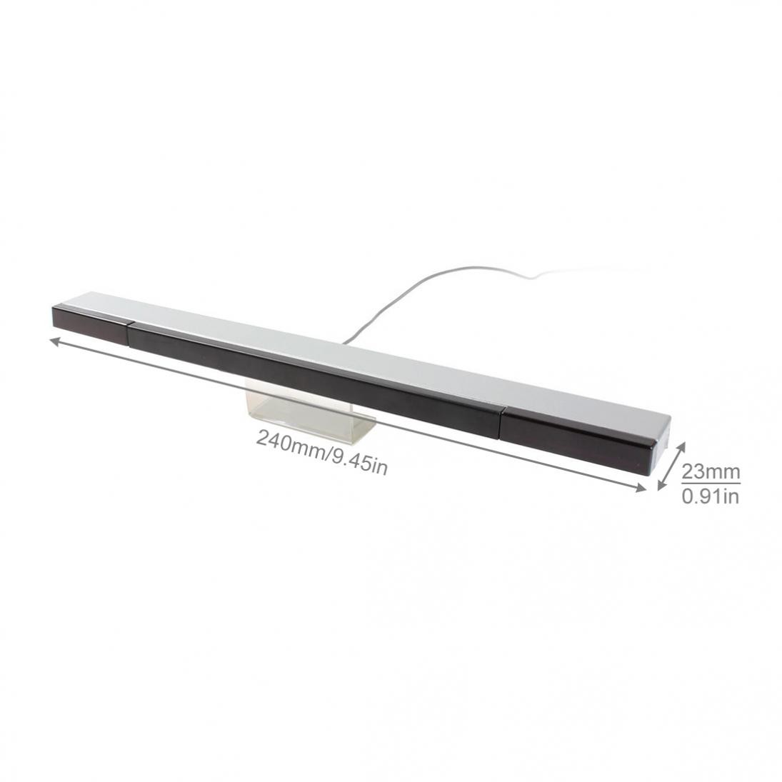 USB Wired Infrared Sensor Bar with Stand Fit for Nintendo Wii / Wii U Console US