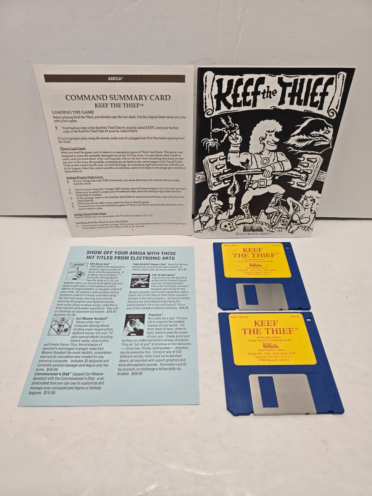 Keef the Thief w/ Manual & Inserts 3.5″ Commodore Amiga