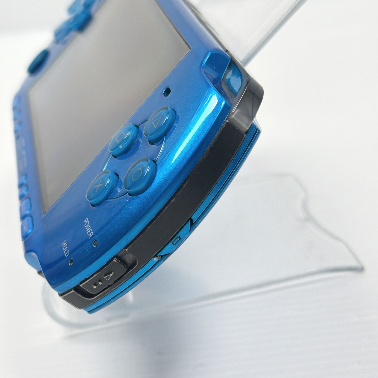 Sony PSP 3000 Vibrant Blue Handheld Console Charging USB Cable Tested Japan