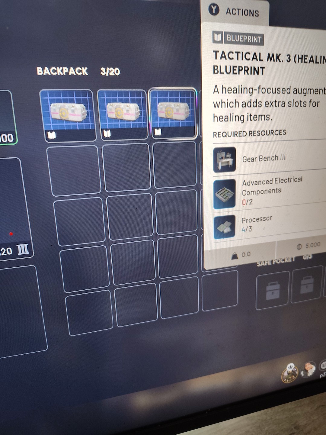 Arc Raider Healing Augment Blueprint