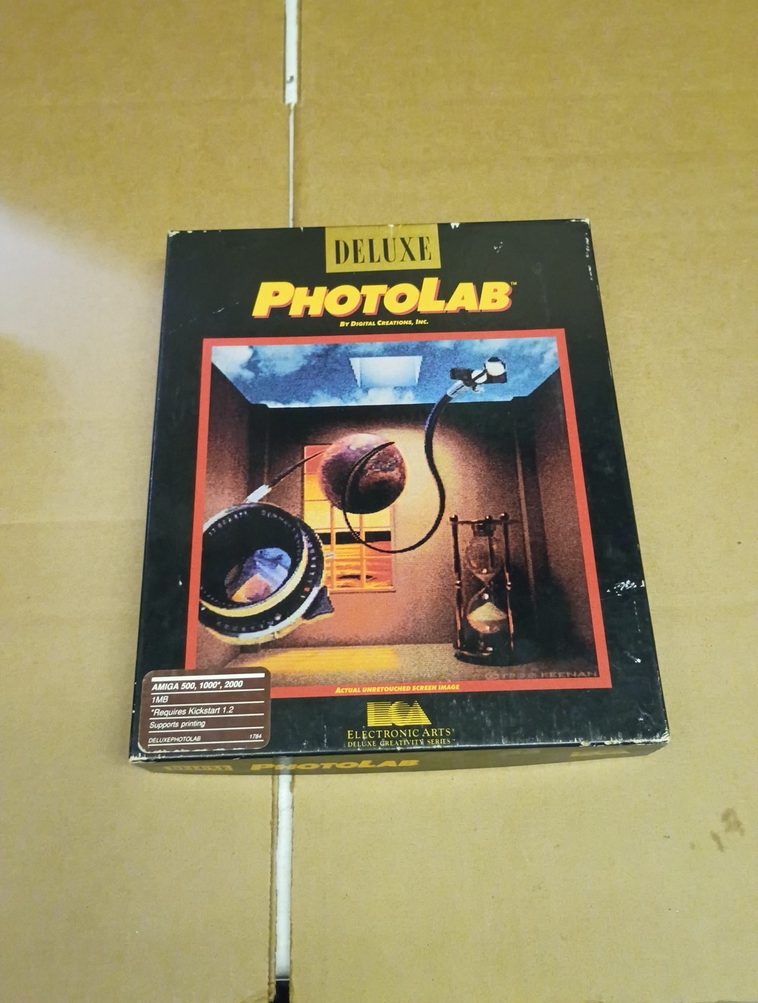 Deluxe PhotoLab Amiga 500 1000 & 2000 Art Software EA Electronic Arts