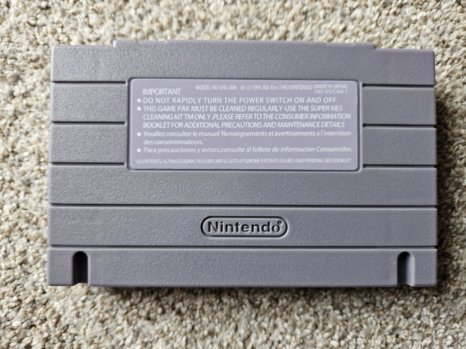 Super Metroid: Zero Mission SNES Super Nintendo Video Game Cartridge