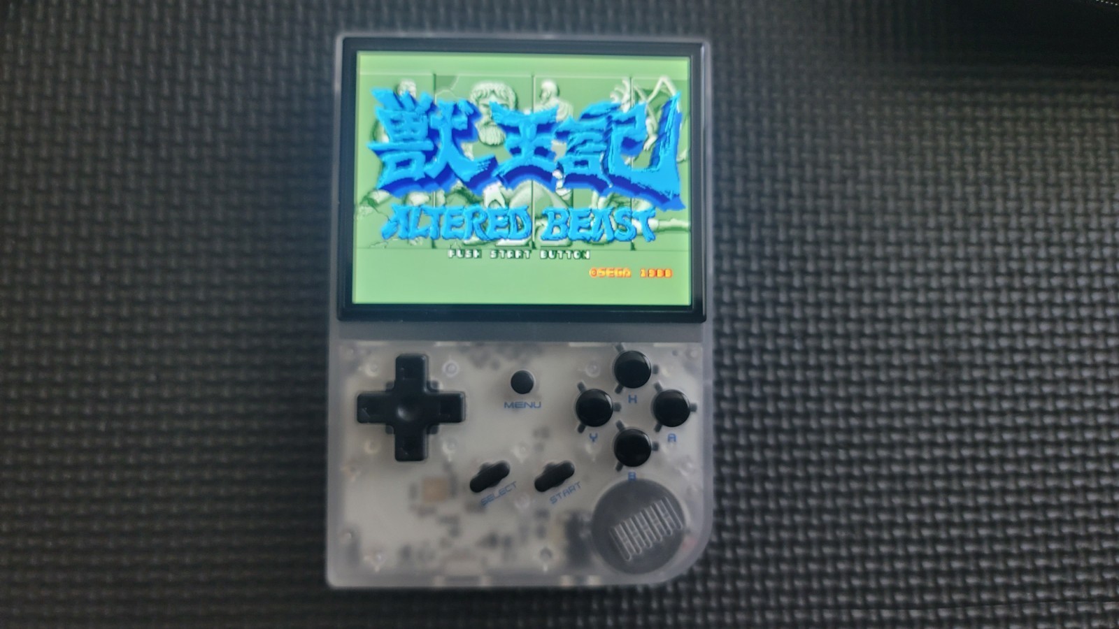 ANBERNIC RG35XX (CLEAR) 16GB GAME CARD (FREE BRICK) FRE CASE (GXRG)
