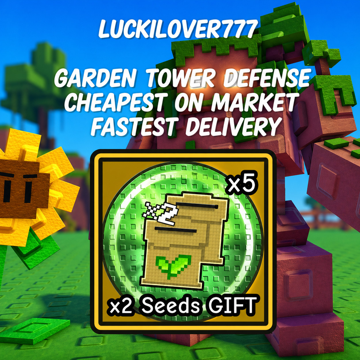 Roblox Garden Tower Defense – Cheapest Units and Troops, Fastest Delivery!