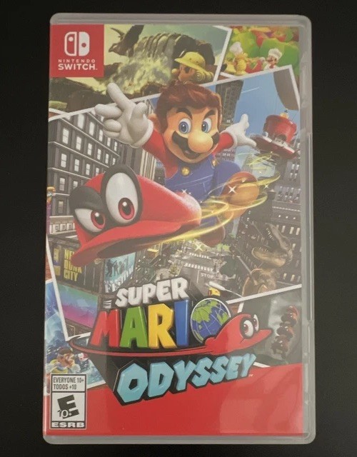 Nintendo Super Mario Odyssey (Nintendo Switch) w/ Case, NTSC-U/C (2017)