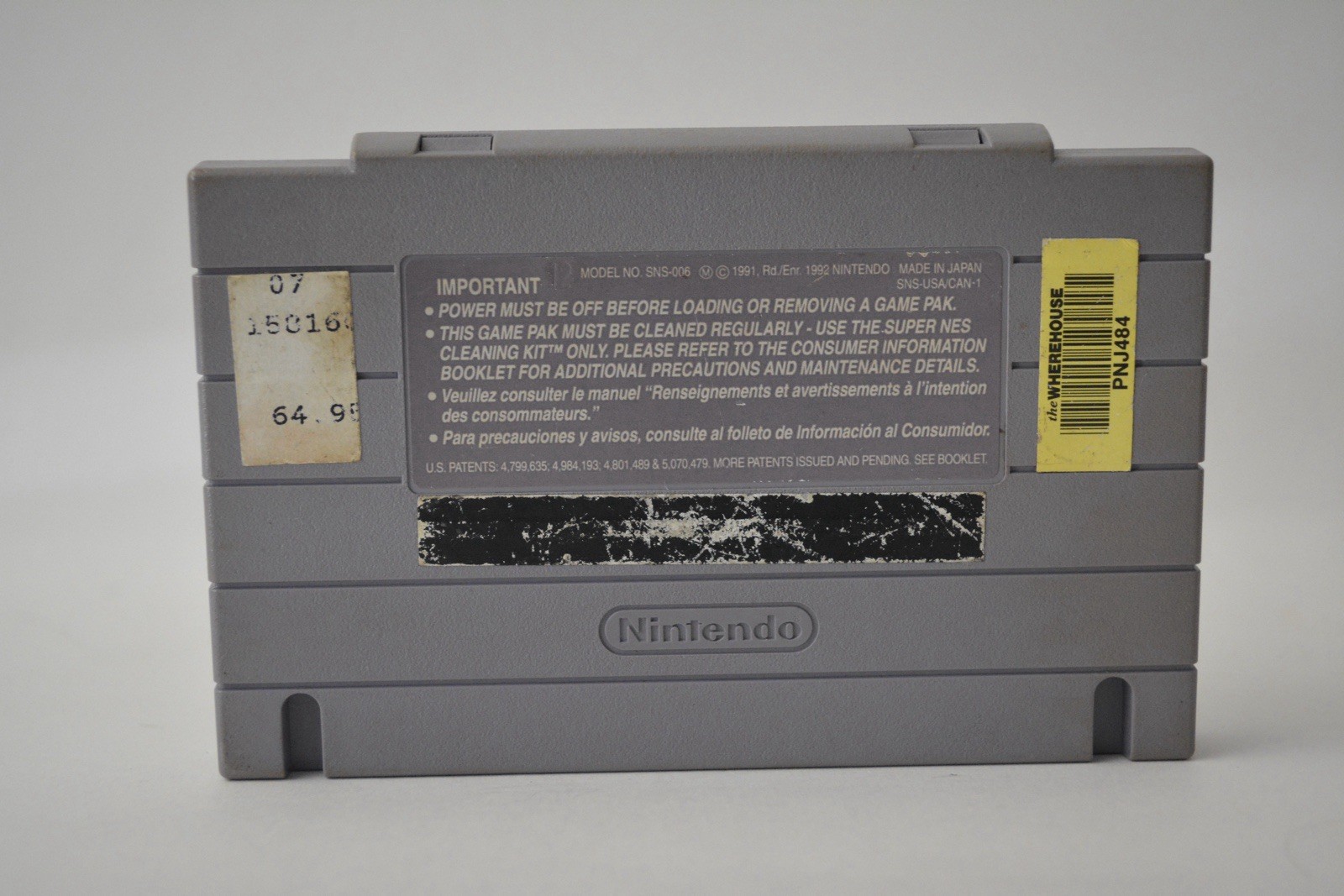 The Incredible Hulk (Super Nintendo Entertainment System, 1994) SNES Cart Only